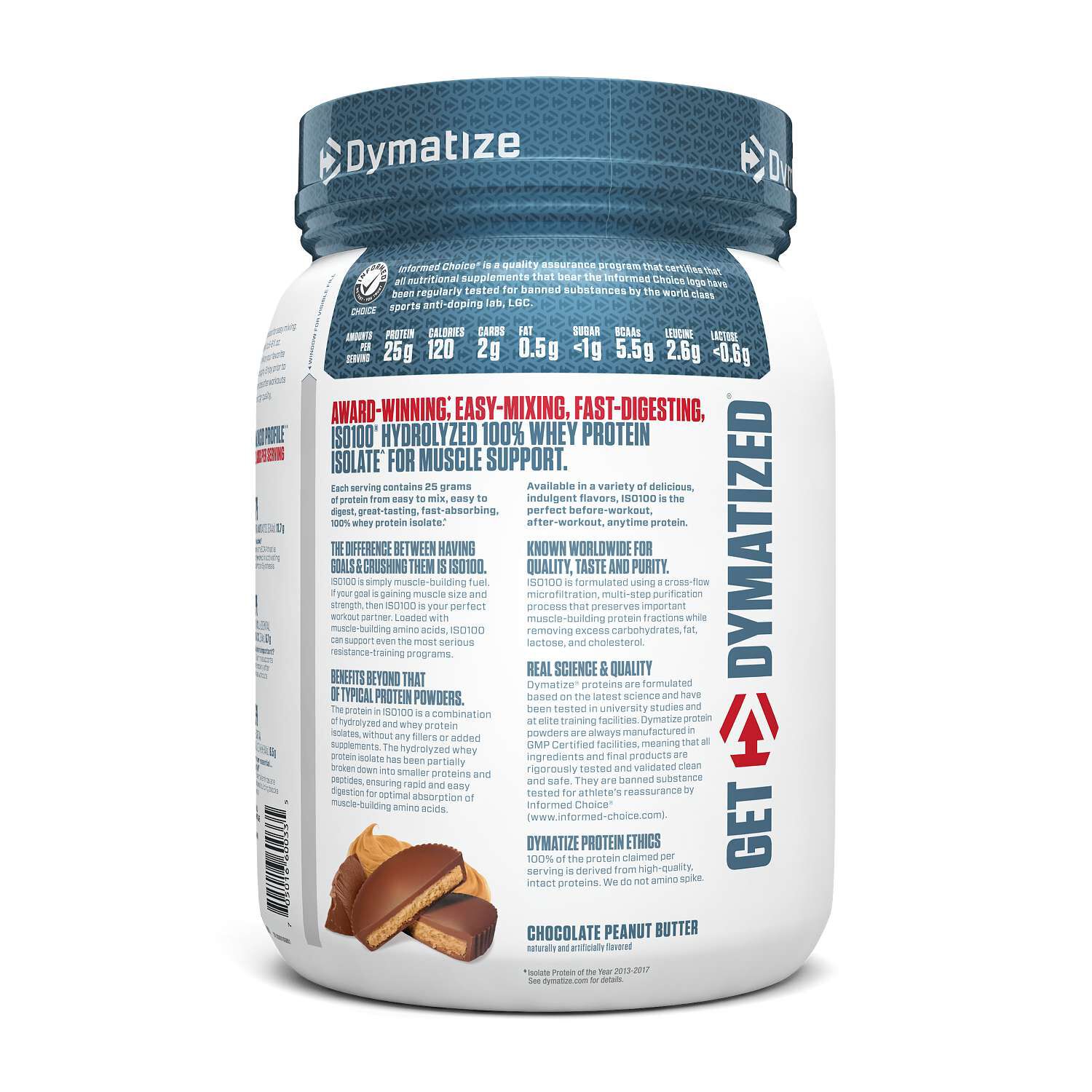 ISO100 Hydrolyzed - Chocolate Peanut Butter (20 Servings)