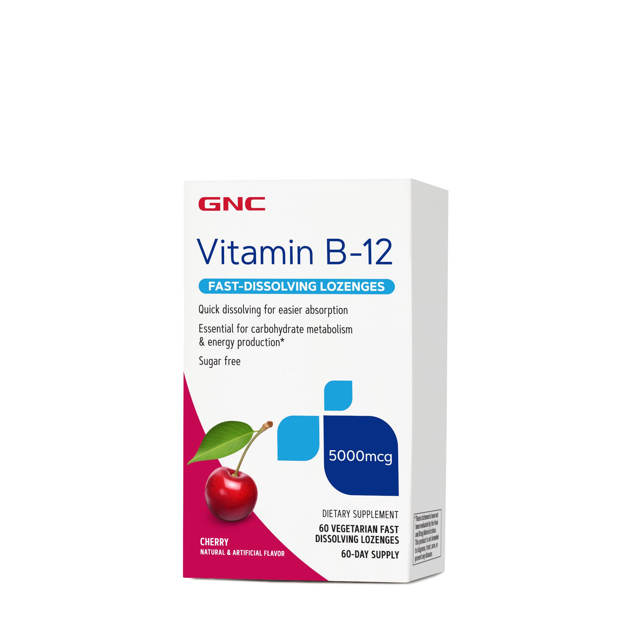 Gnc Vitamin B 12 5000 Mcg Cherry Gnc