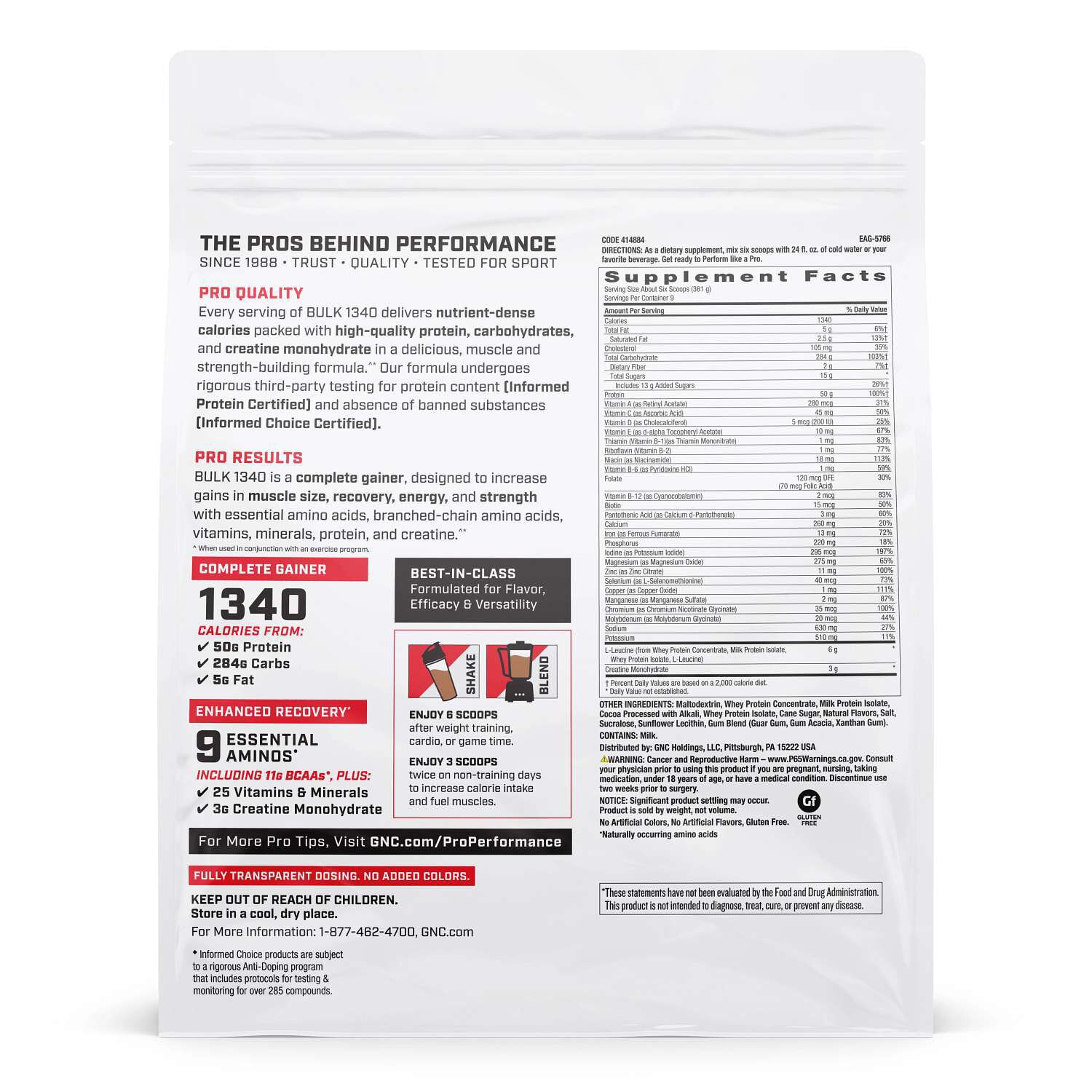 Bulk 1340 - Double Chocolate (9 Servings)