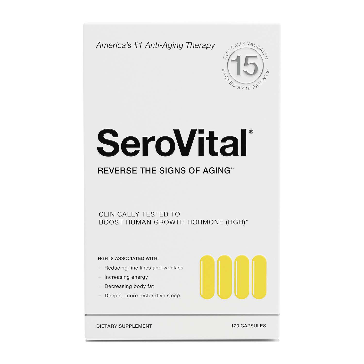 SeroVital Anti-Aging Therapy - 120 Capsules (30 Servings)