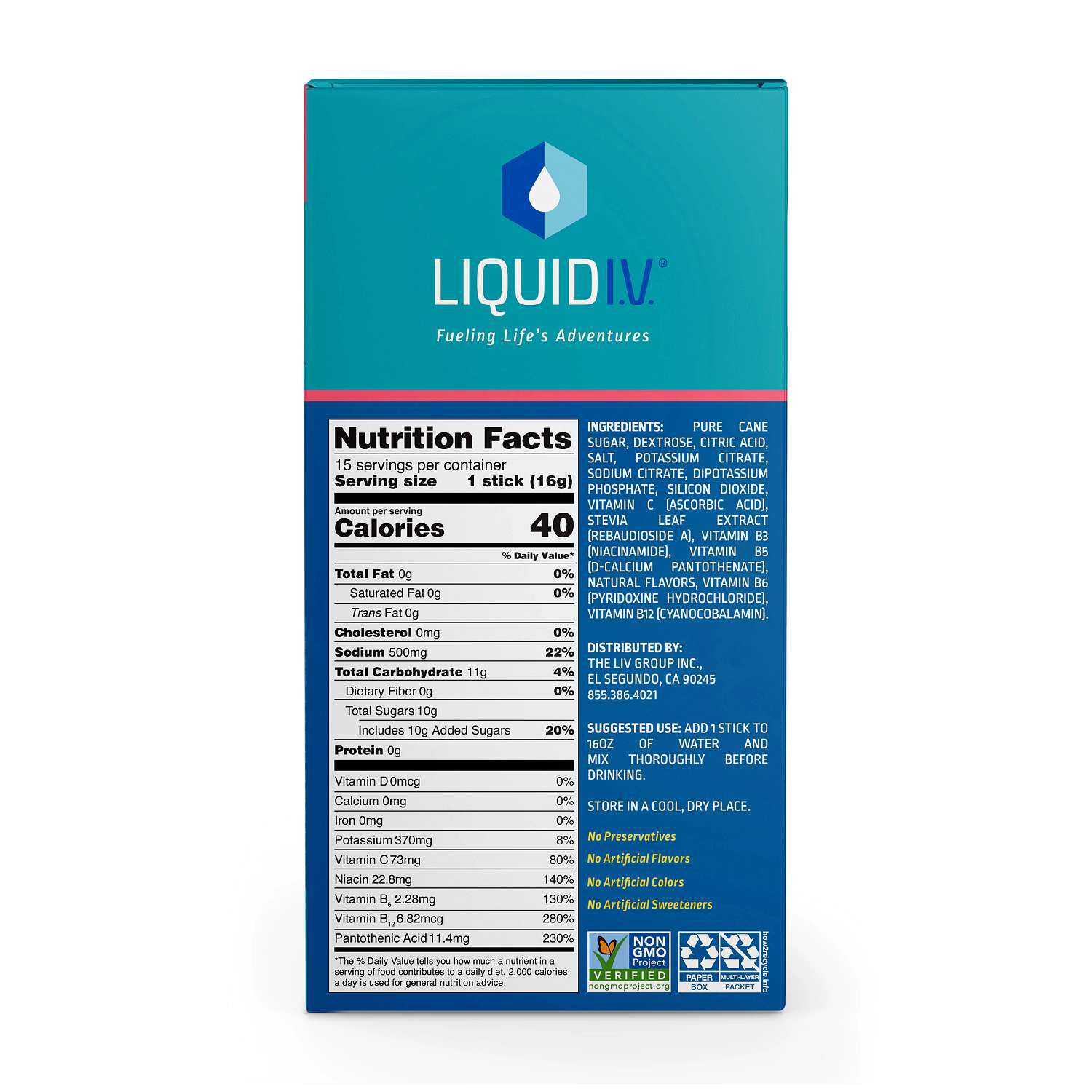 Hydration Multiplier Drink Mix - Strawberry Lemonade (15 Stick Packs)