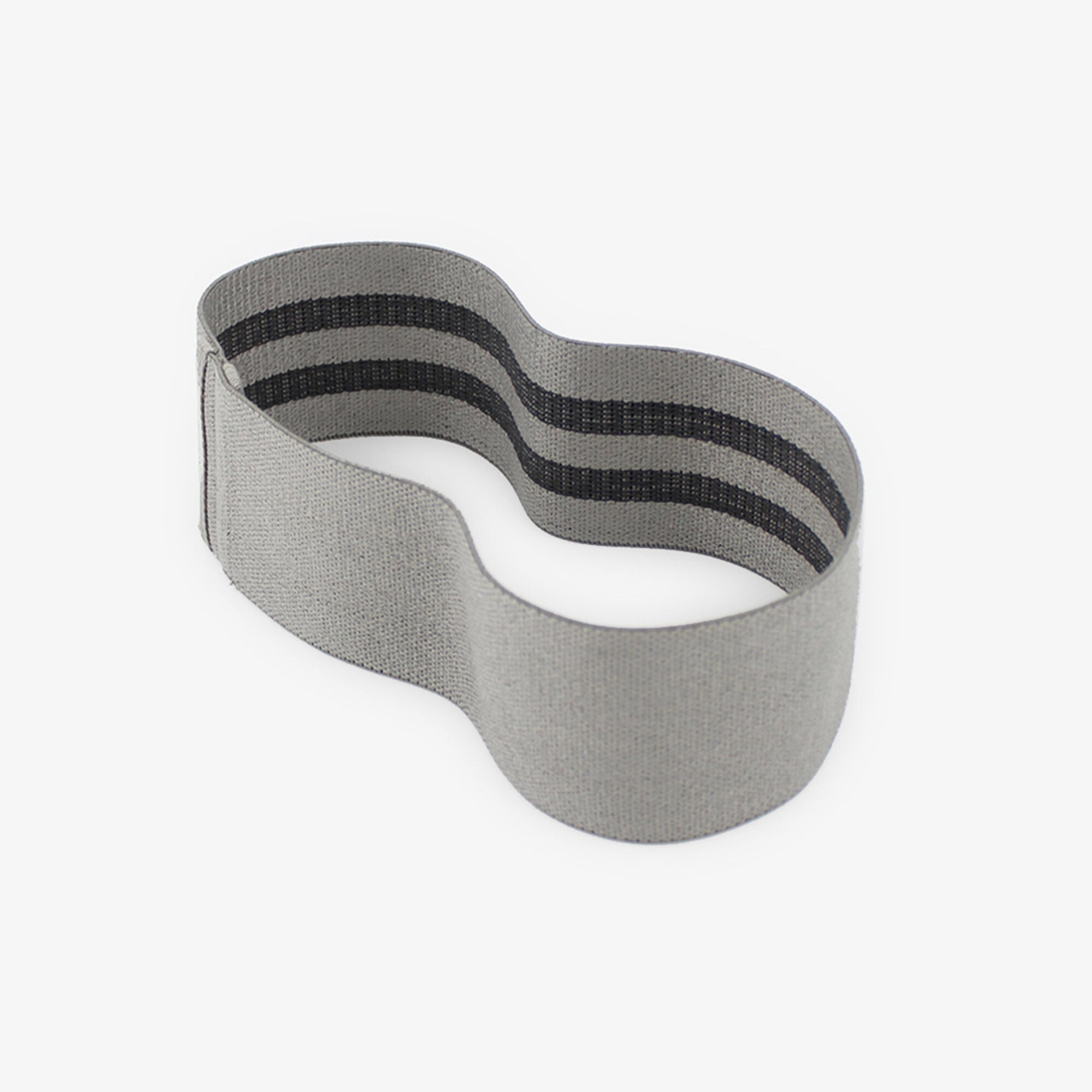 Grey elastic bands top