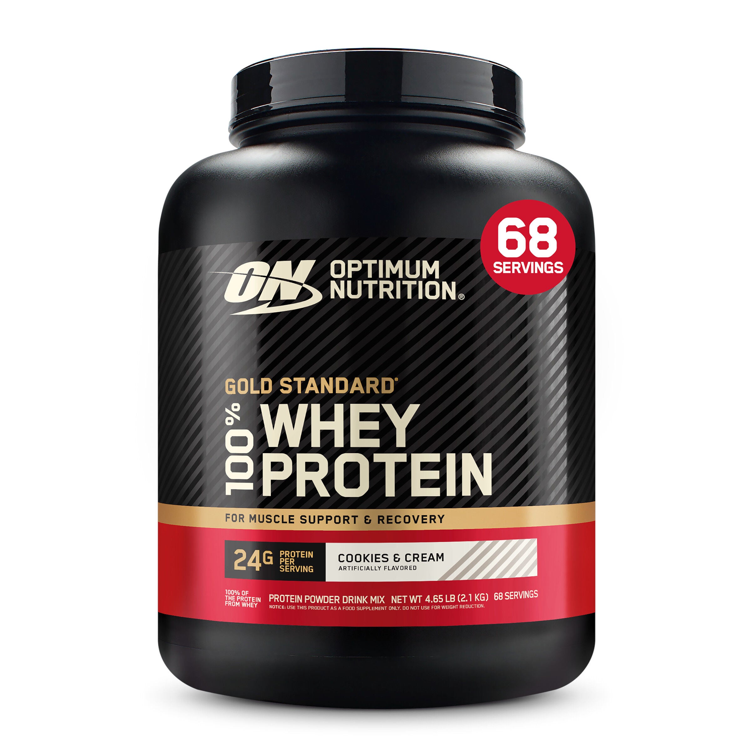 Gold Standard&reg; 100% Whey - Cookies and Cream (68 Servings)