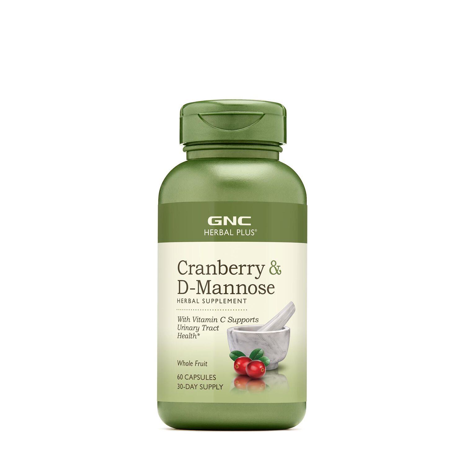Cranberry &amp; D-Mannose - 60 Capsules &#40;30 Servings&#41;  | GNC