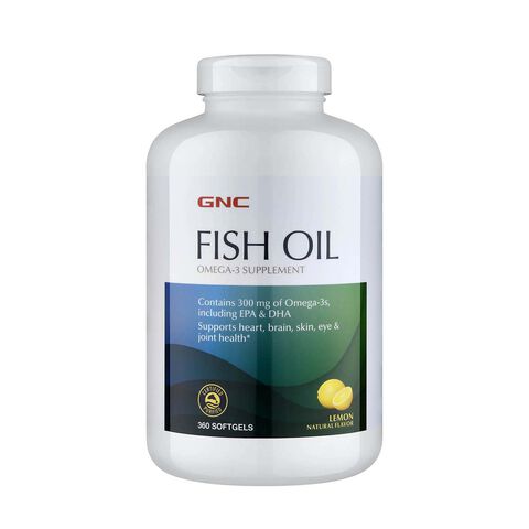 Fish Oil - 360 Softgels &#40;360 Servings&#41;  | GNC