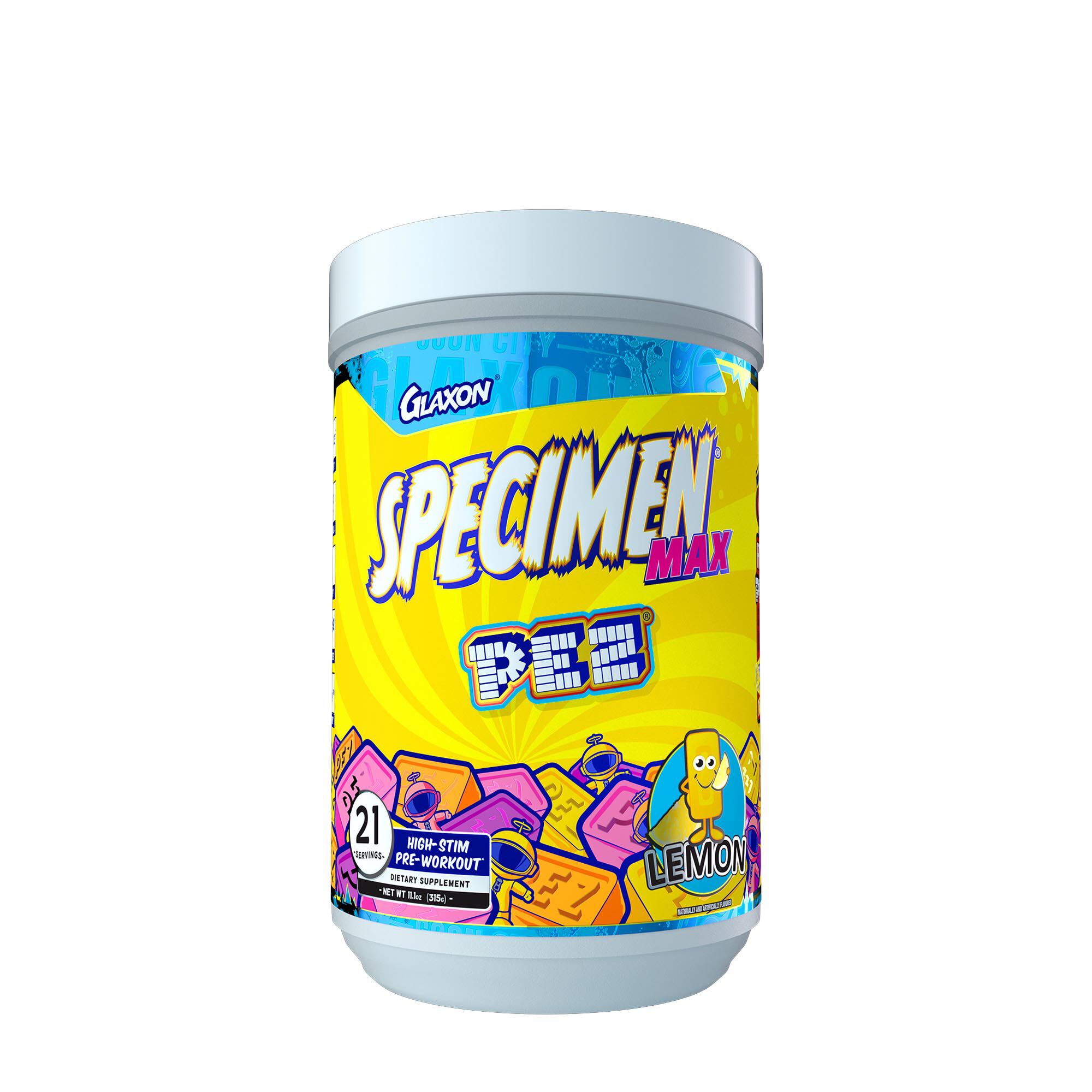 Specimen® Max PreWorkout + PEZ® Lemon 21 Servings Lemon PEZ® GNC