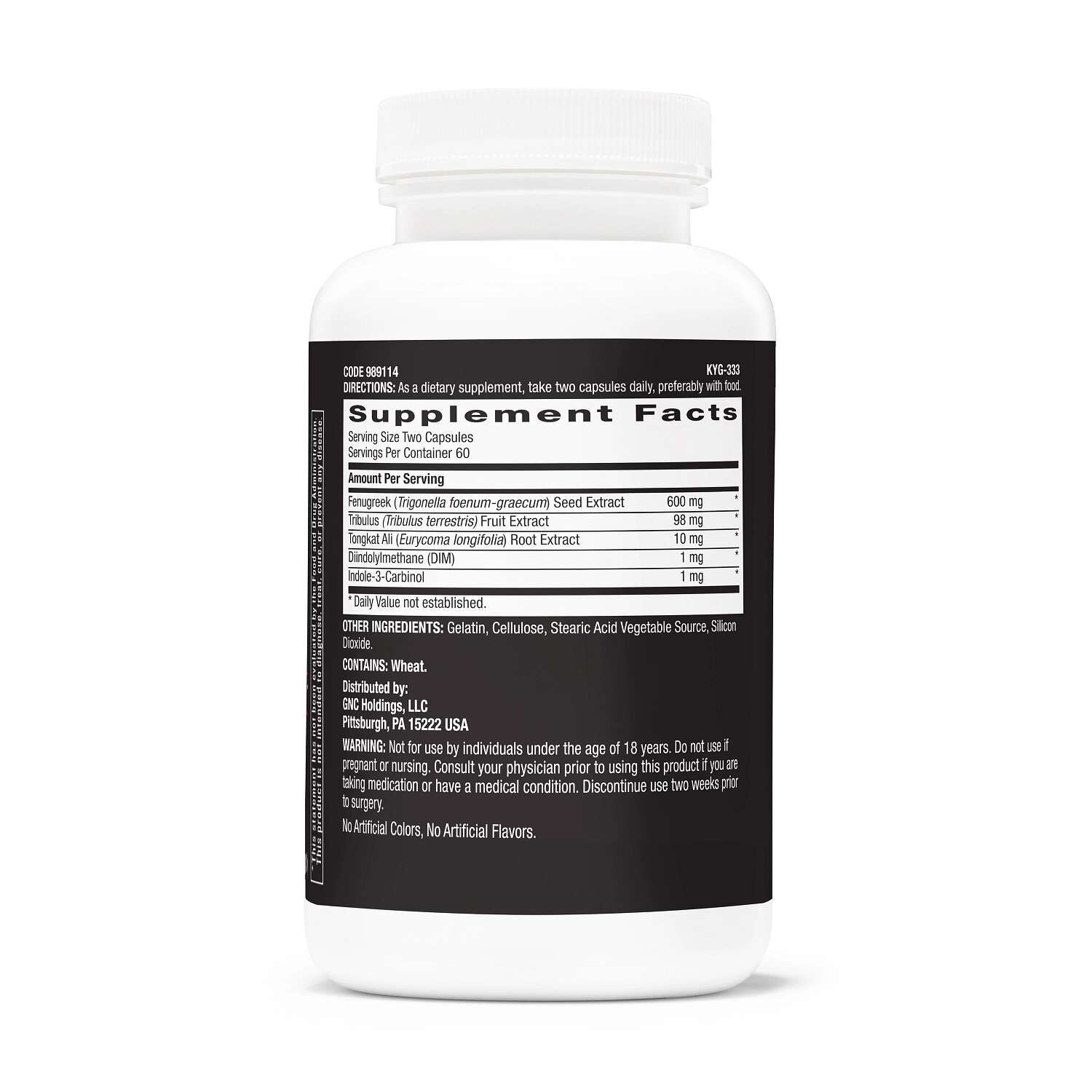 Advanced Testosterone - 120 Capsules (60 Servings)