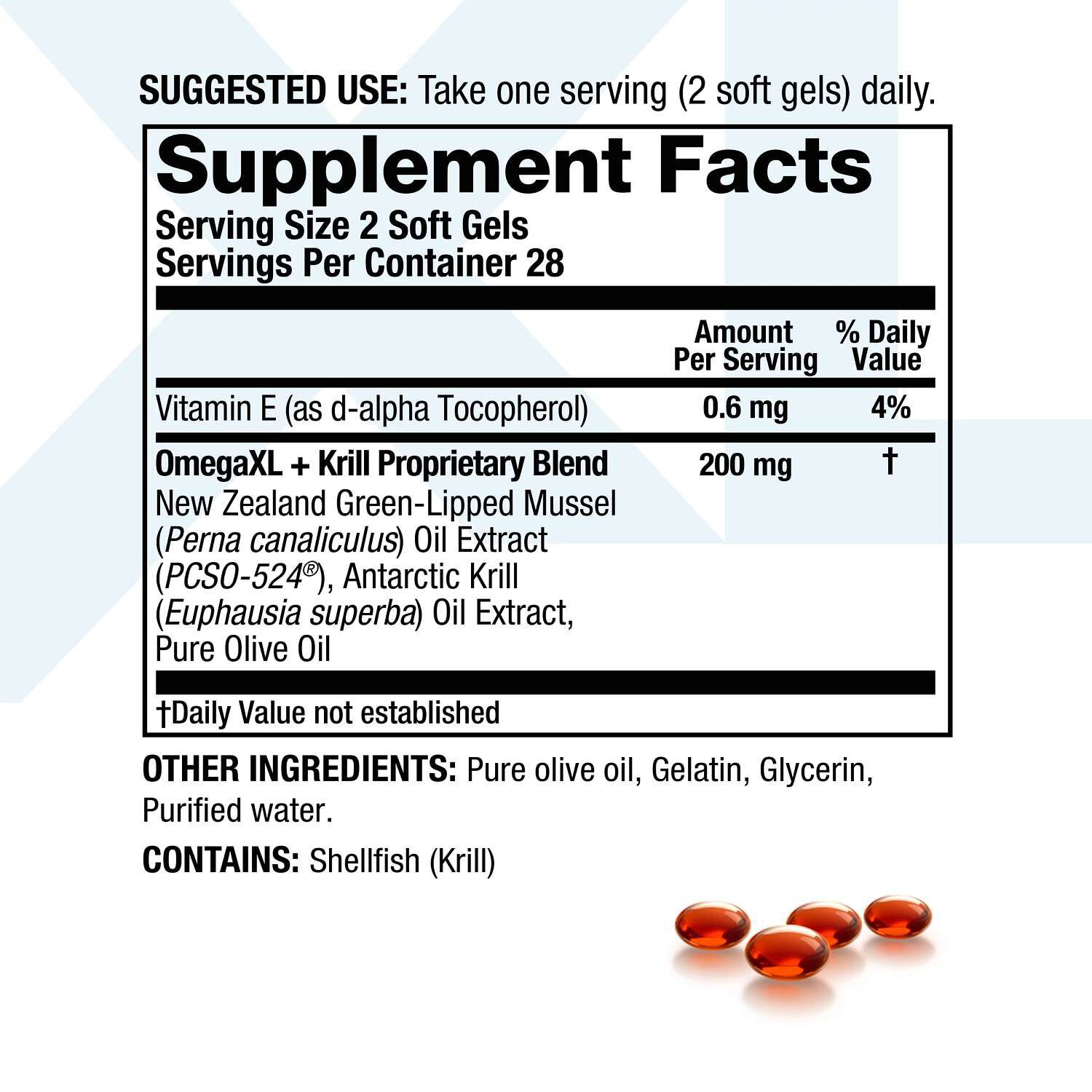 OmegaXL&reg; + Krill - 56 Softgels (28 Servings)  | GNC