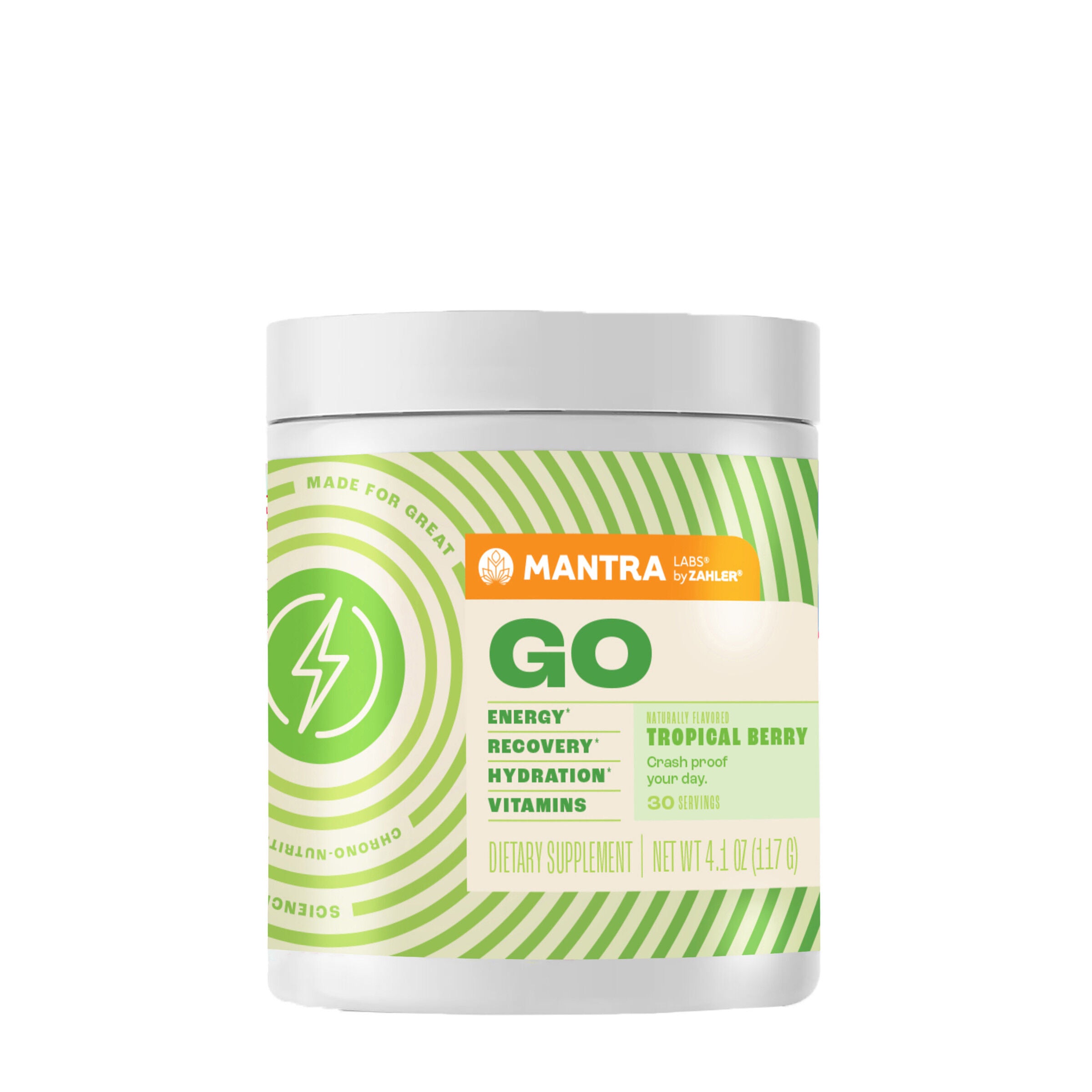 Mantra Go - Tropical Berry - 4.1 oz (30 Servings)