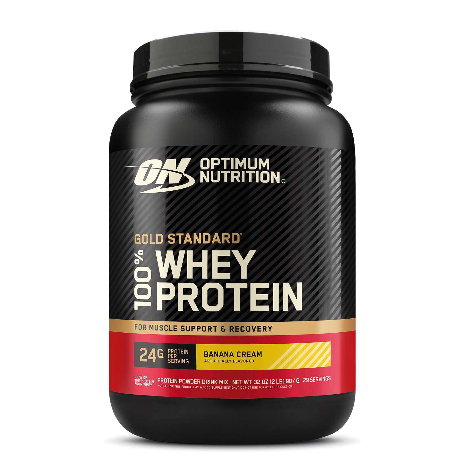 Optimum Nutrition Gold Standard 100 Whey Banana Cream GNC optimum-nutrition-gold-standard-100-whey-banana-cream-gnc