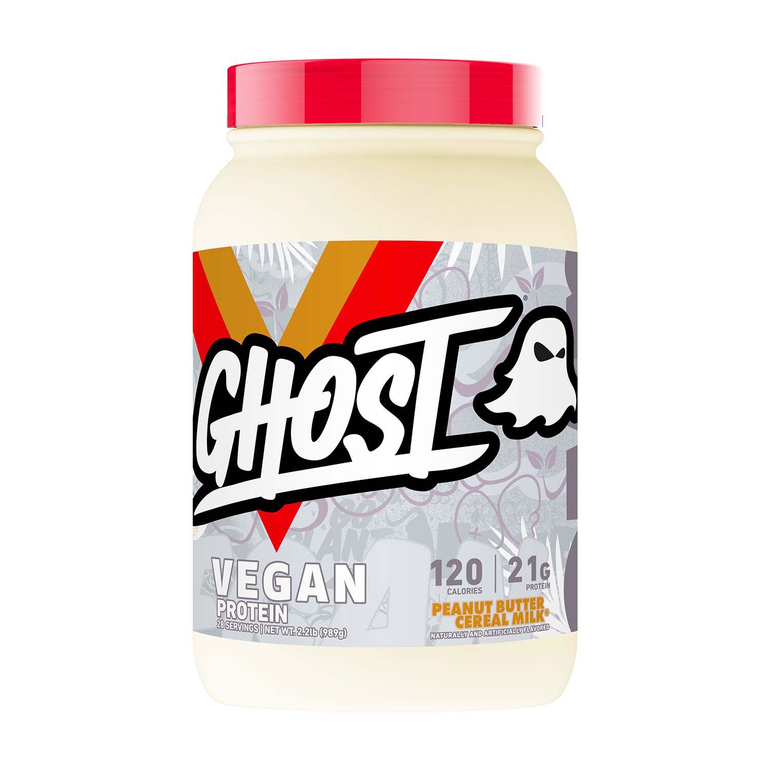 Ghost Vegan Protein Powder Peanut Butter Cereal Milk Gnc
