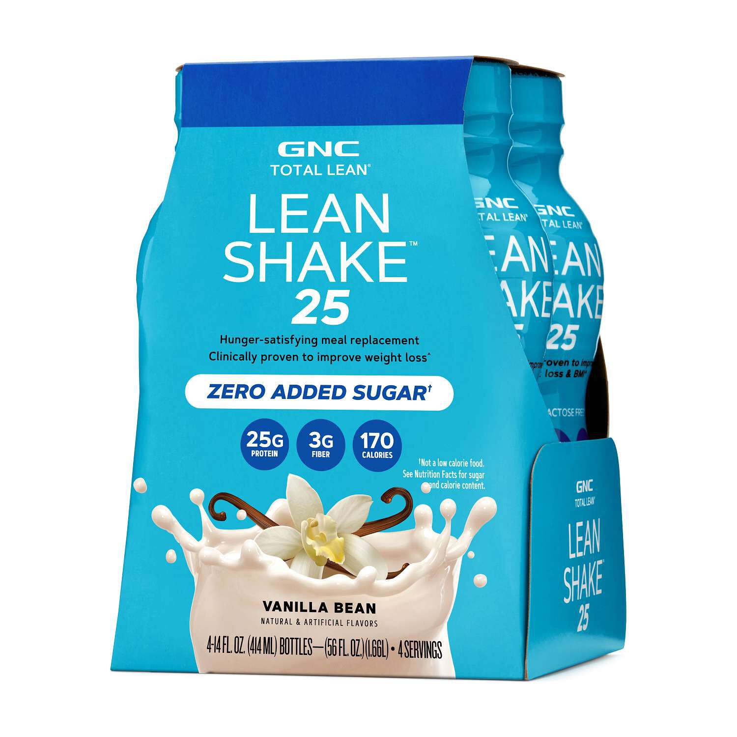 Lean Shake 25 - Vanilla Bean - 14oz. (4 Bottles) Vanilla Bean | GNC