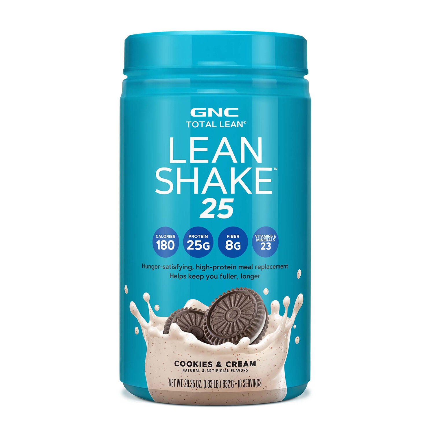 Lean Shake™ 25 - Cookies and Cream (16 Servings) Cookies & Cream | GNC Lean Shake™ 25 - Cookies and Cream (16 Servings) Cookies & Cream | GNC
