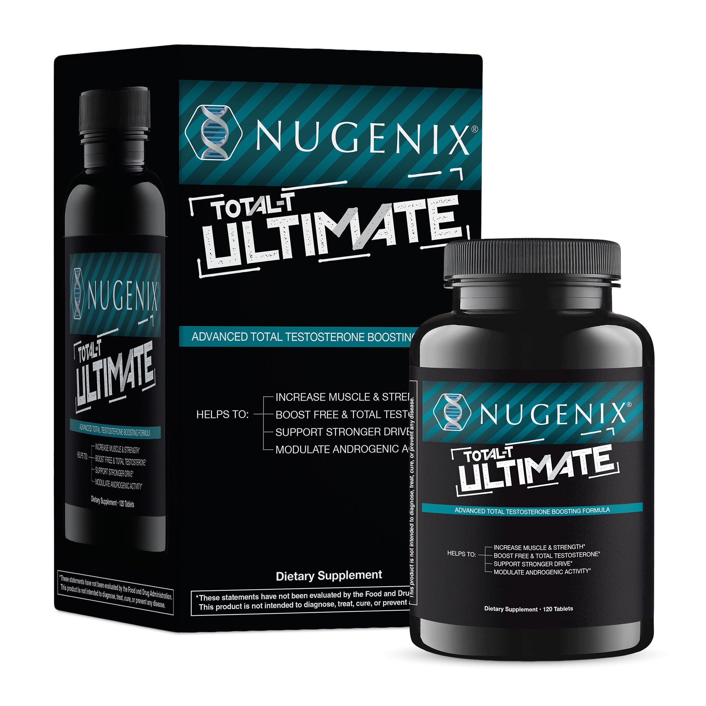 Total-T Ultimate - 120 Tablets &#40;30 Servings&#41;  | GNC