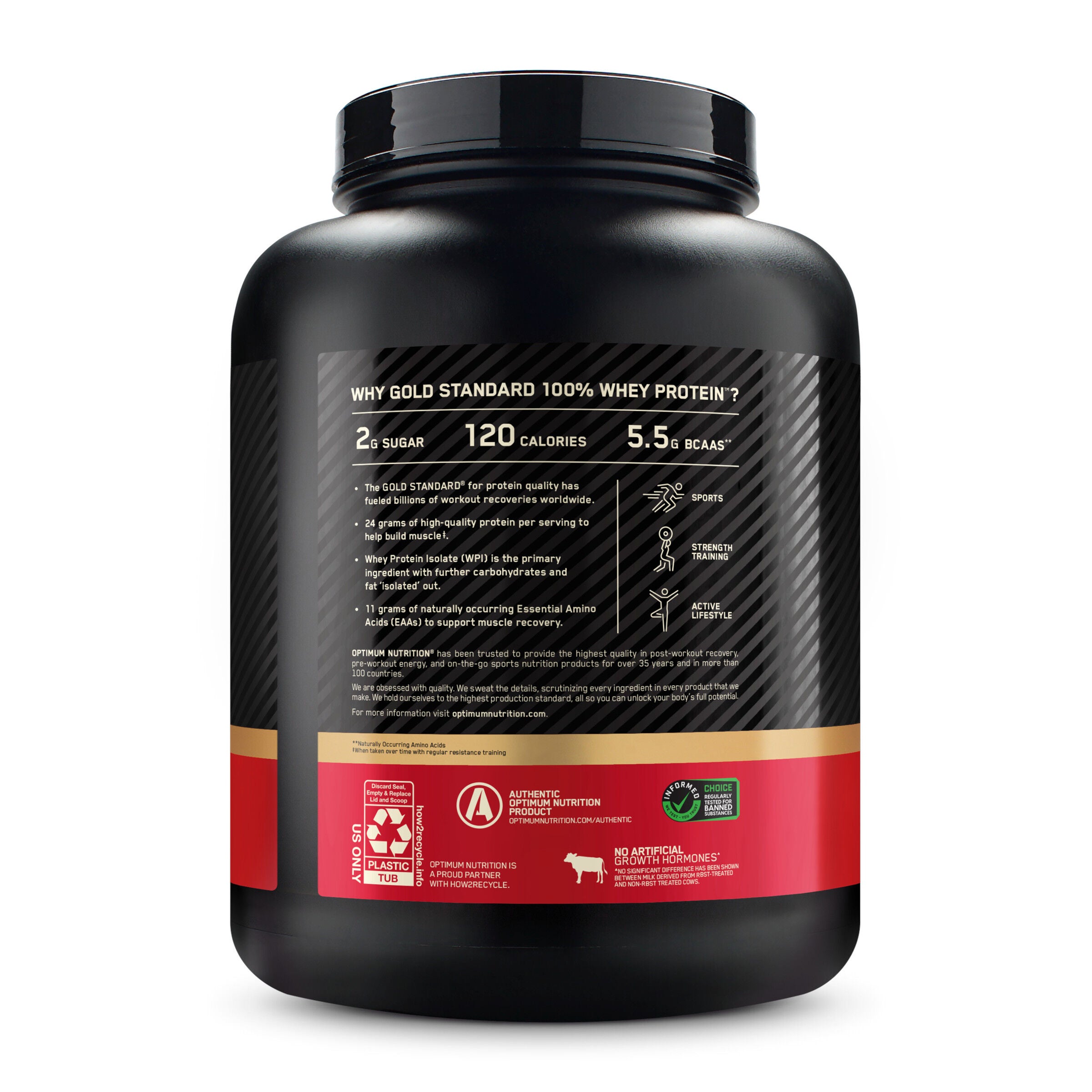 Gold Standard&reg; 100% Whey - Cookies and Cream (68 Servings) Cookies &amp; Cream | GNC