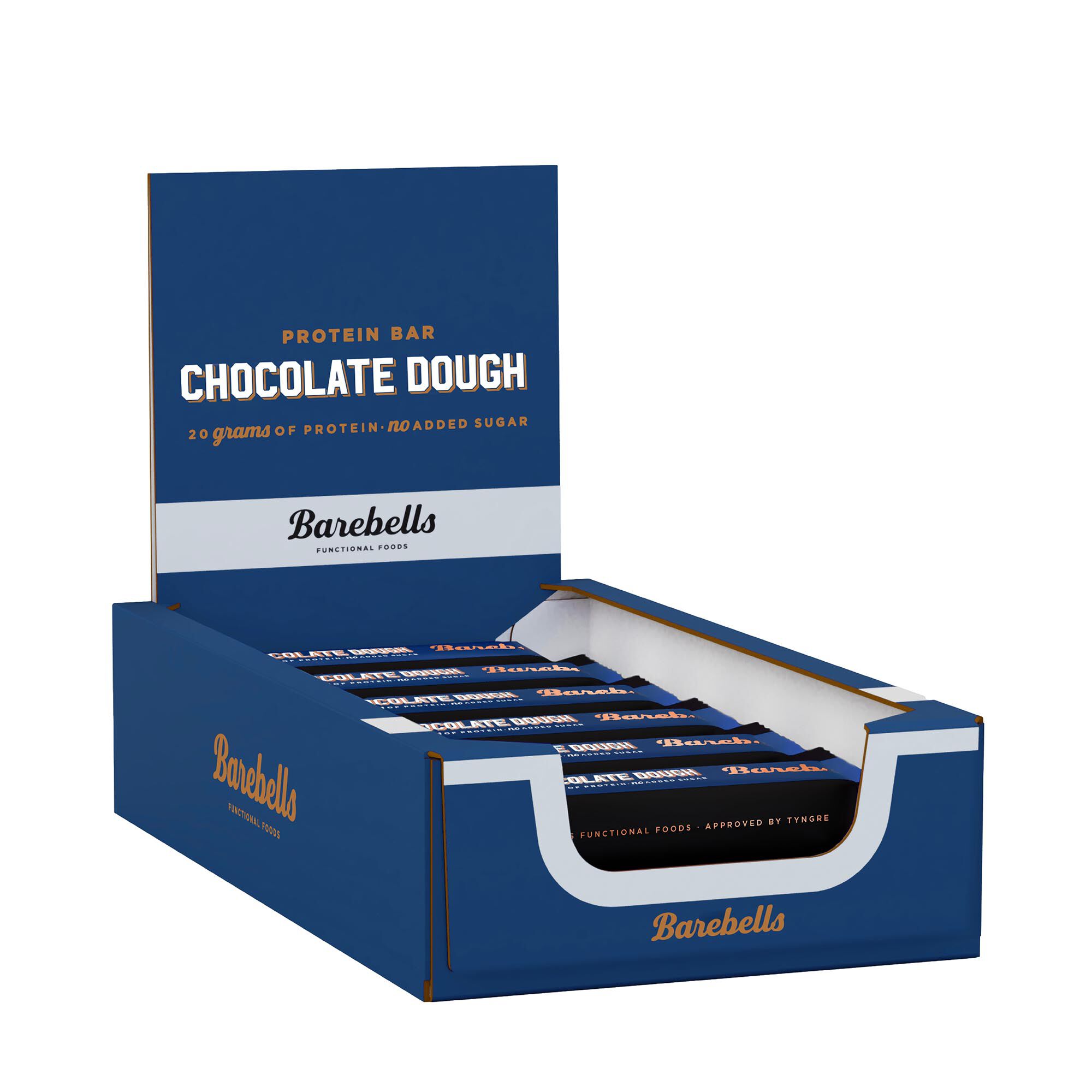 Protein Bar Chocolate Dough 12 Bars Chocolate Dough GNC