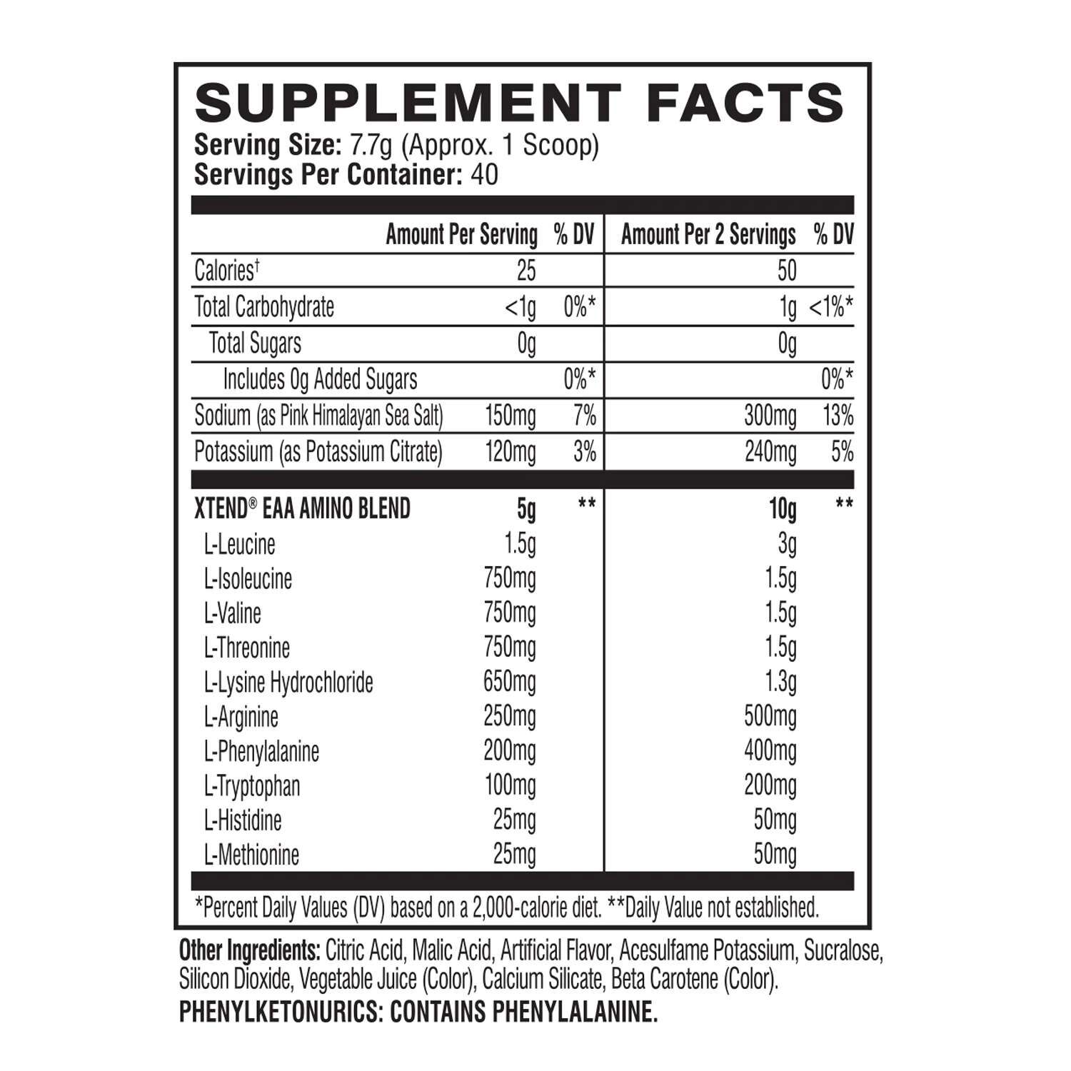 Essential Amino Acids Zero Sugar - Watermelon (40 Servings)