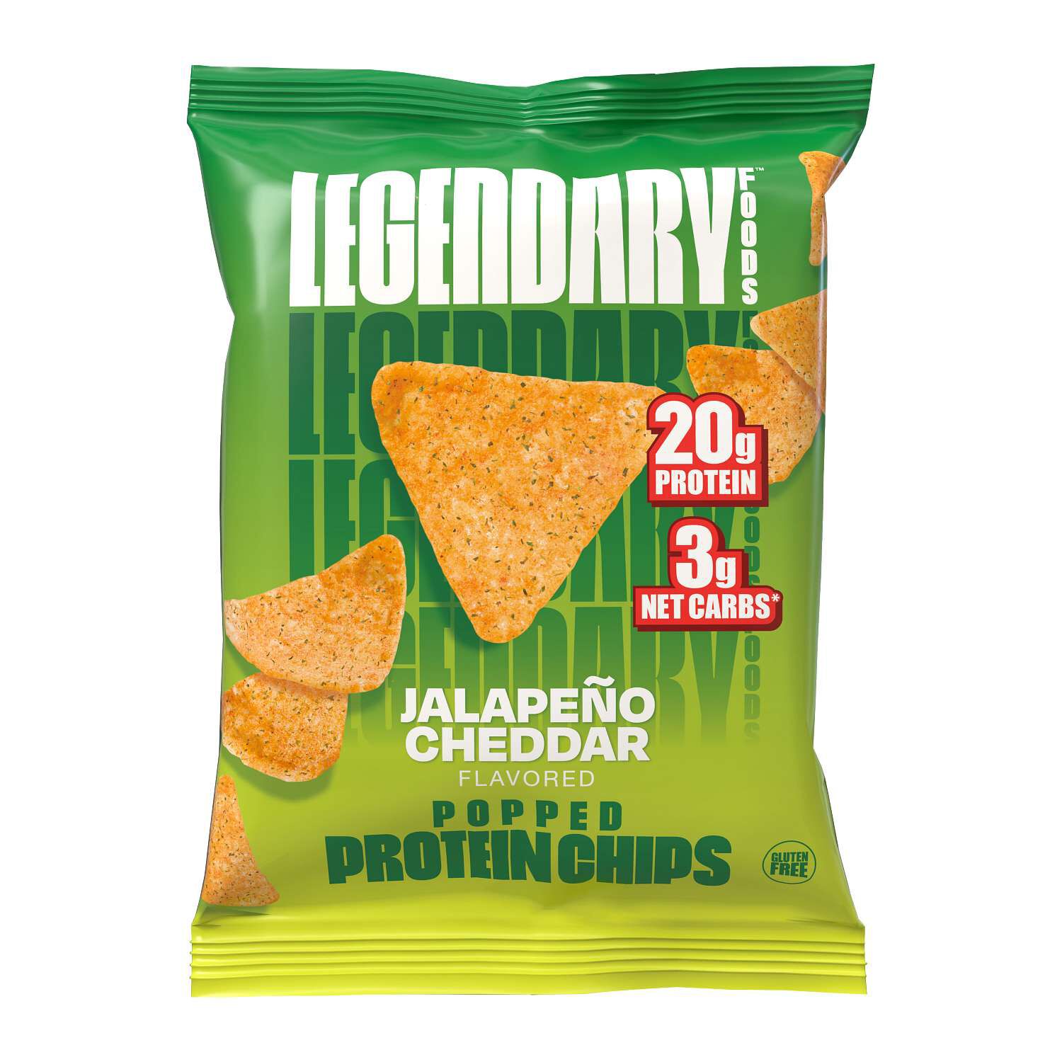 Popped Protein Chips - Jalapeno Cheddar (7 Bags)