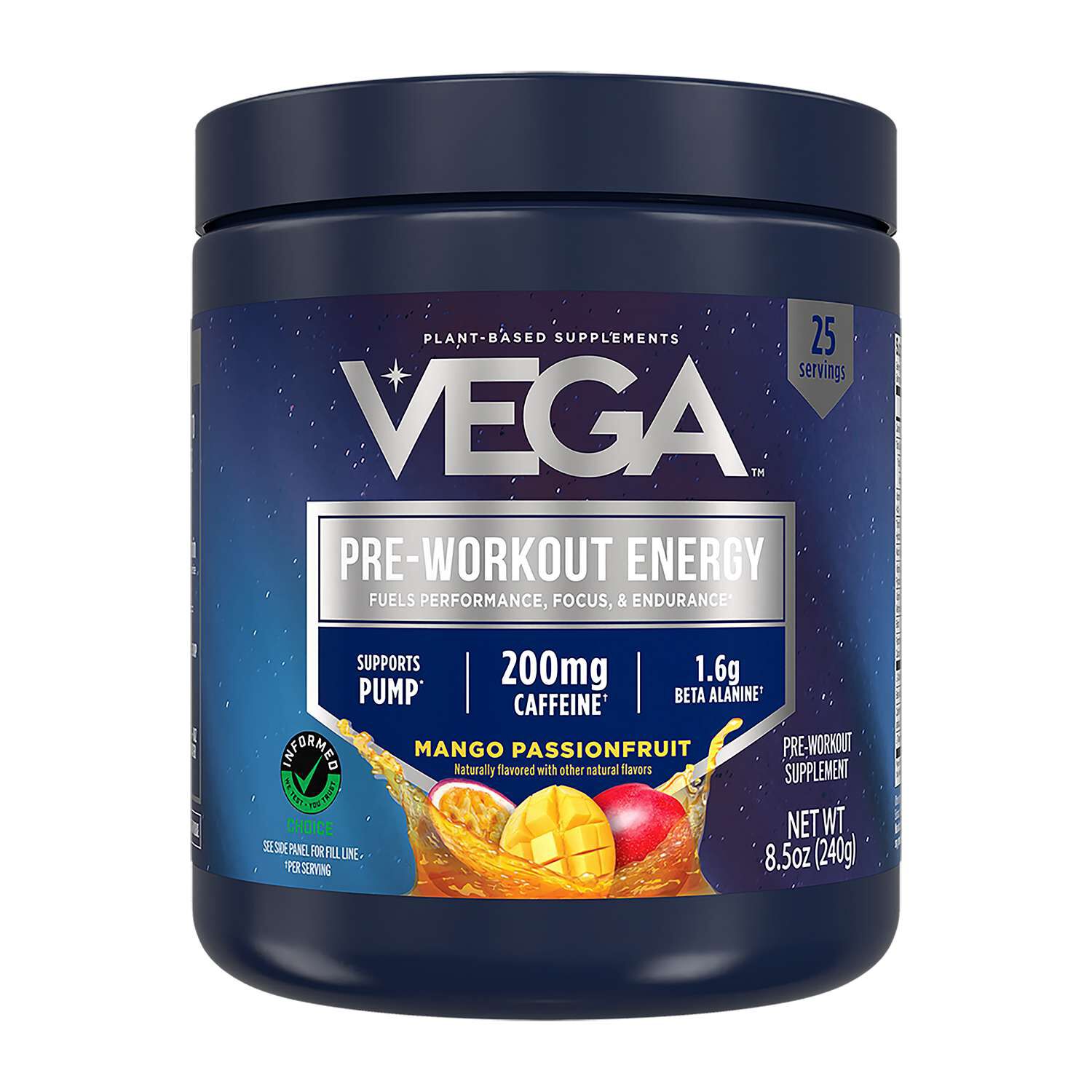 Pre-Workout Energy - Passion Fruit (25 Servings)  | GNC