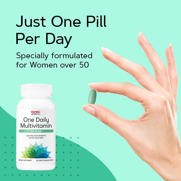 One Daily Multivitamin 50 Plus - 60 Caplets (60 Servings)  | GNC