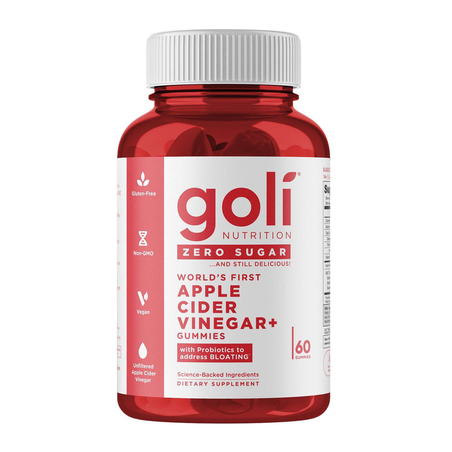 Apple Cider Vinegar+ Gummies - 60 Gummies (30 Servings)