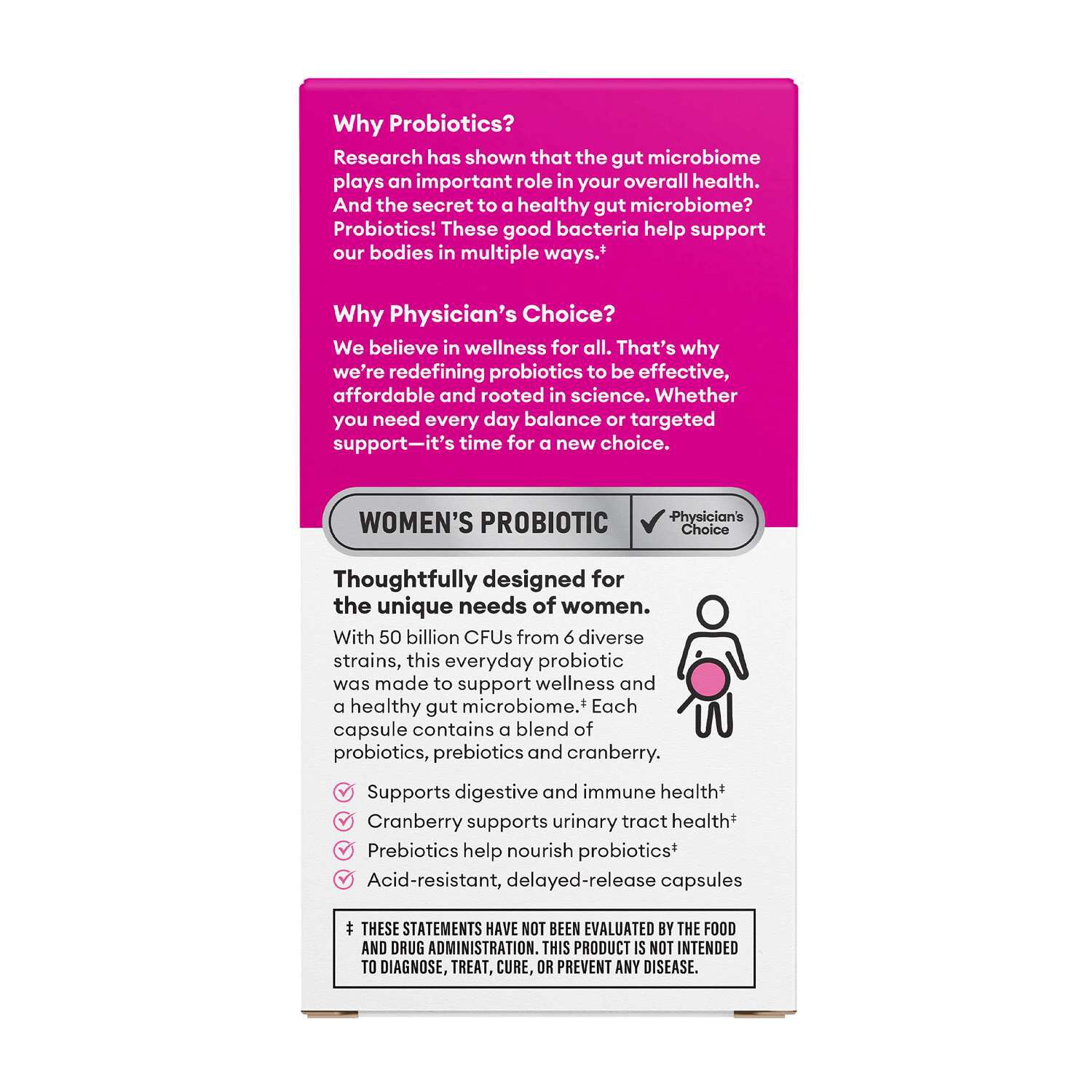 Women's Probiotic - 50 Billion CFUs - 30 Capsules (30 Servings)  | GNC
