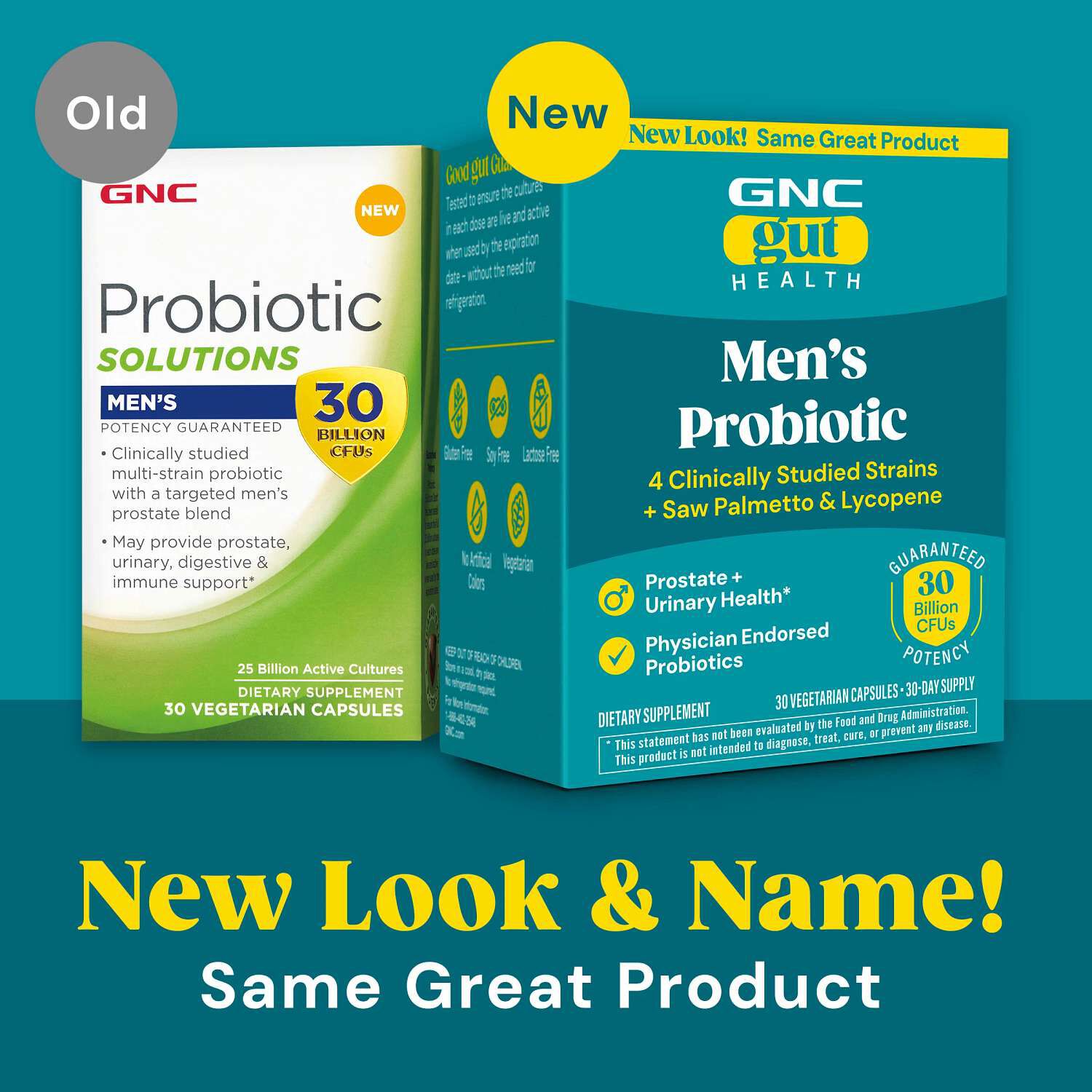 Men's Probiotic - 30 Billon CFUs - 30 Capsules (30 Servings)