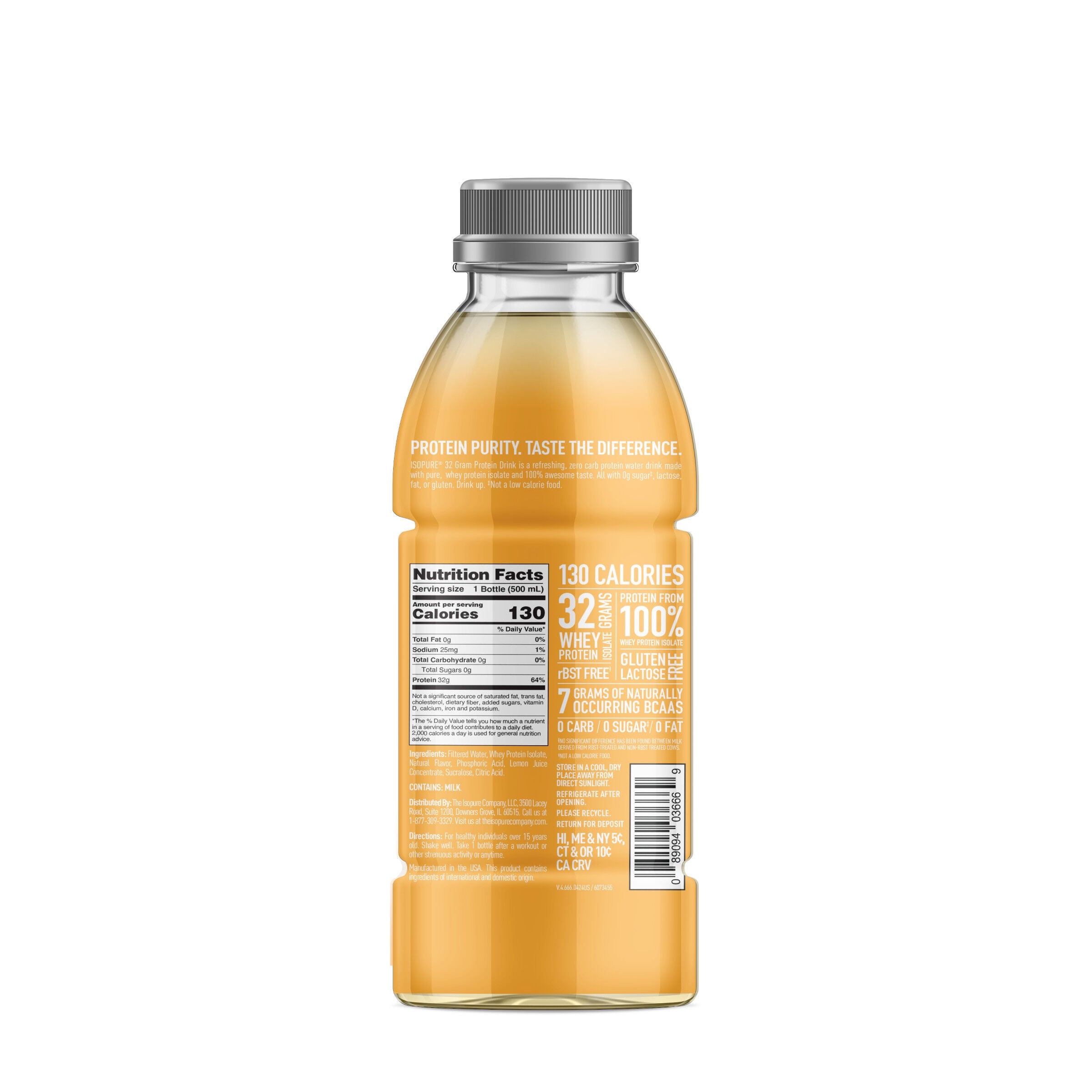 Isopure® - Protein Drink - Lemonade - 16.9oz (12 Bottles) | GNC