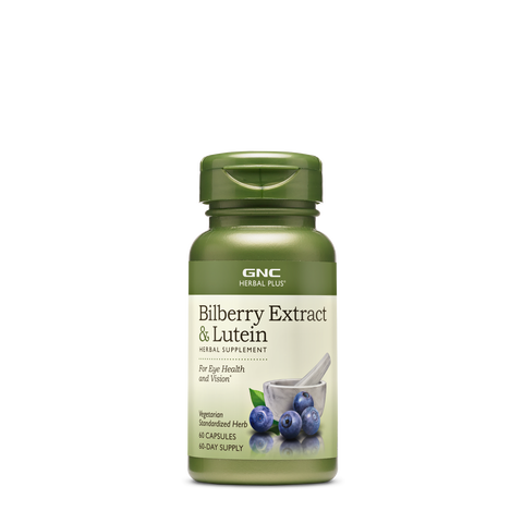 Bilberry Extract &amp; Lutein - 60 Capsules &#40;60 Servings&#41;  | GNC
