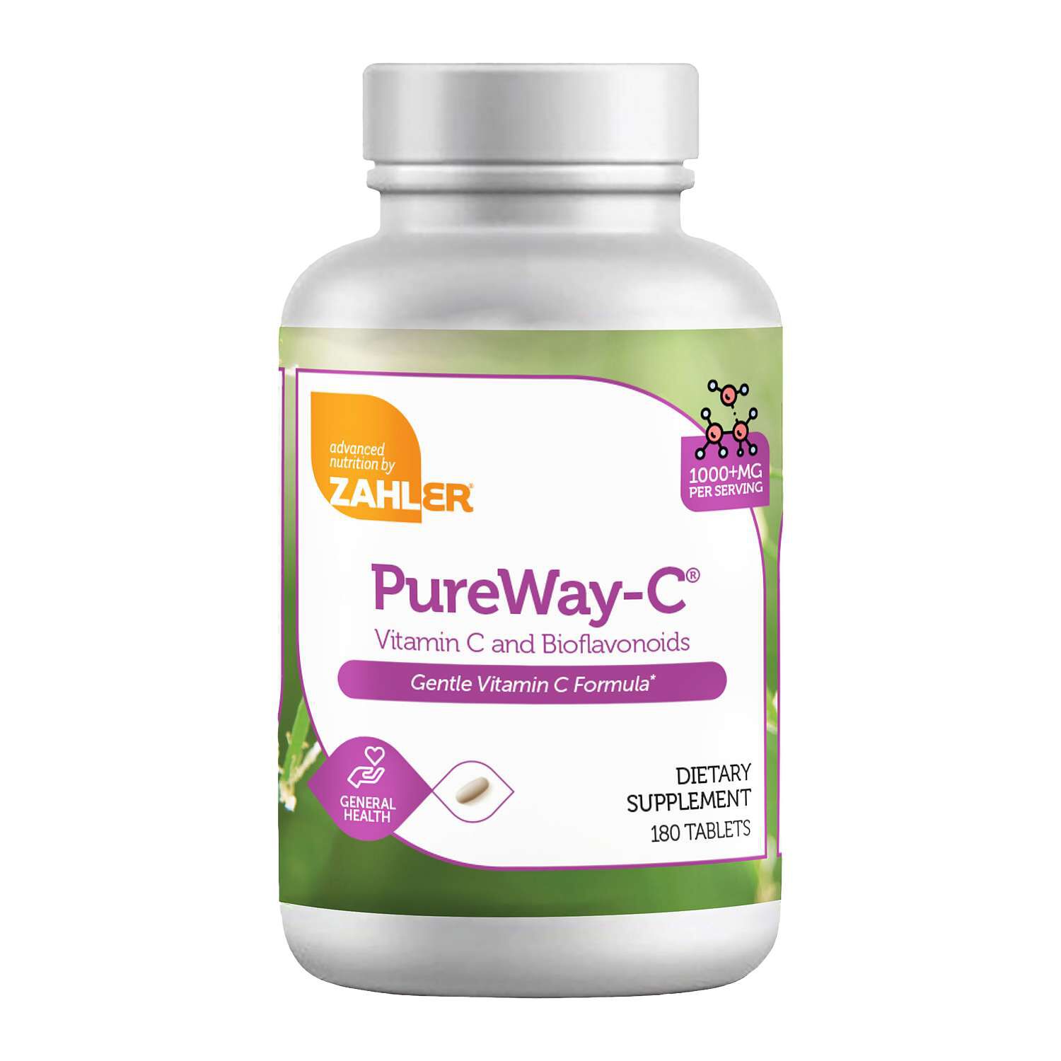 Pure Way-C&reg; Vitamin C and Bioflavonoids 1000+ mg - 180 Tablets (180 Servings)  | GNC