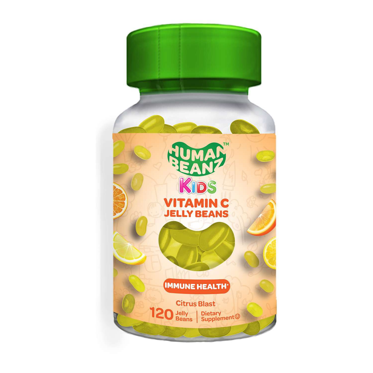 Kids Vitamin C Jelly Beans - Citrus Blast - 120 Jelly Beans (60 Servings)  | GNC