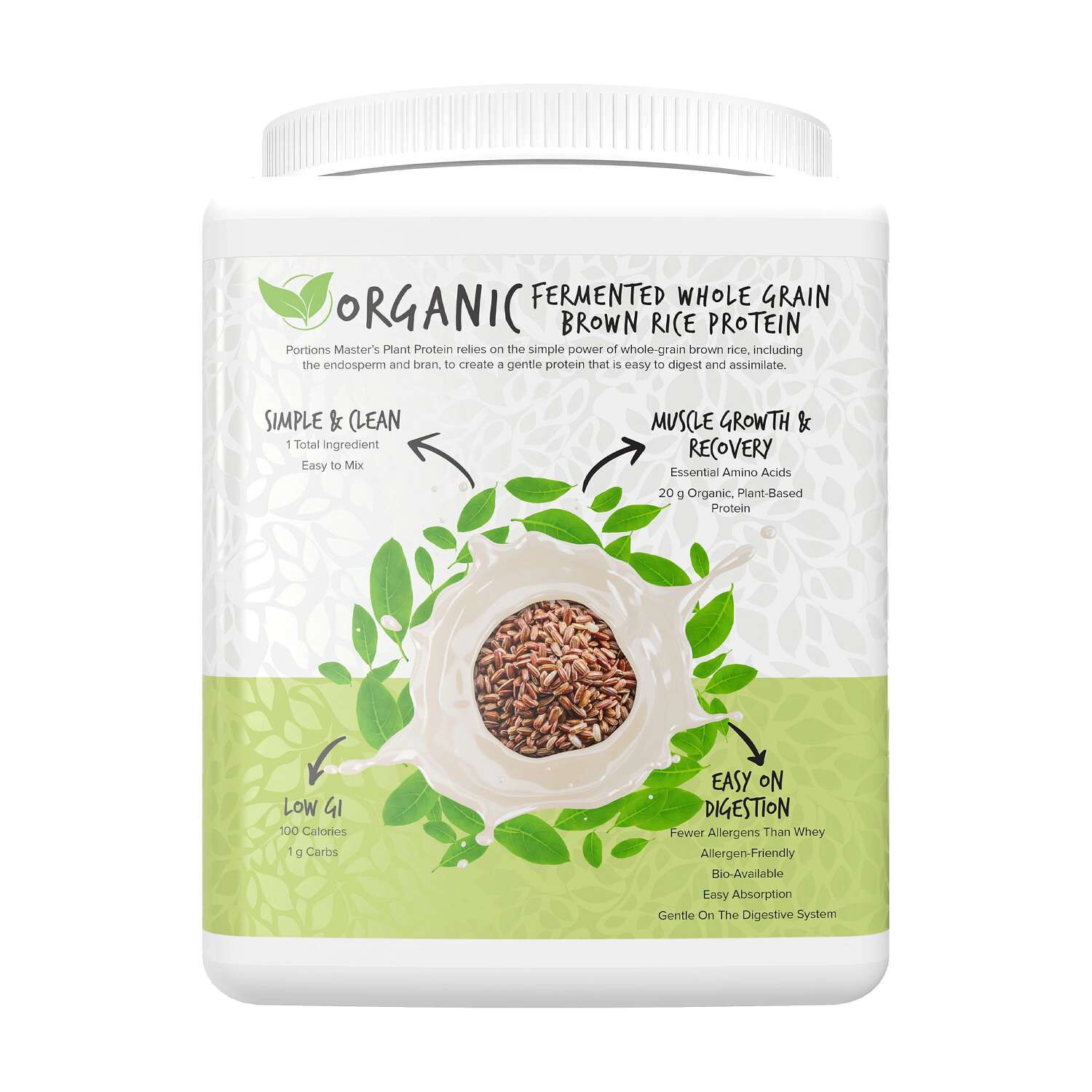 Vegan Plant Protein - Unflavored (15 Servings)  | GNC