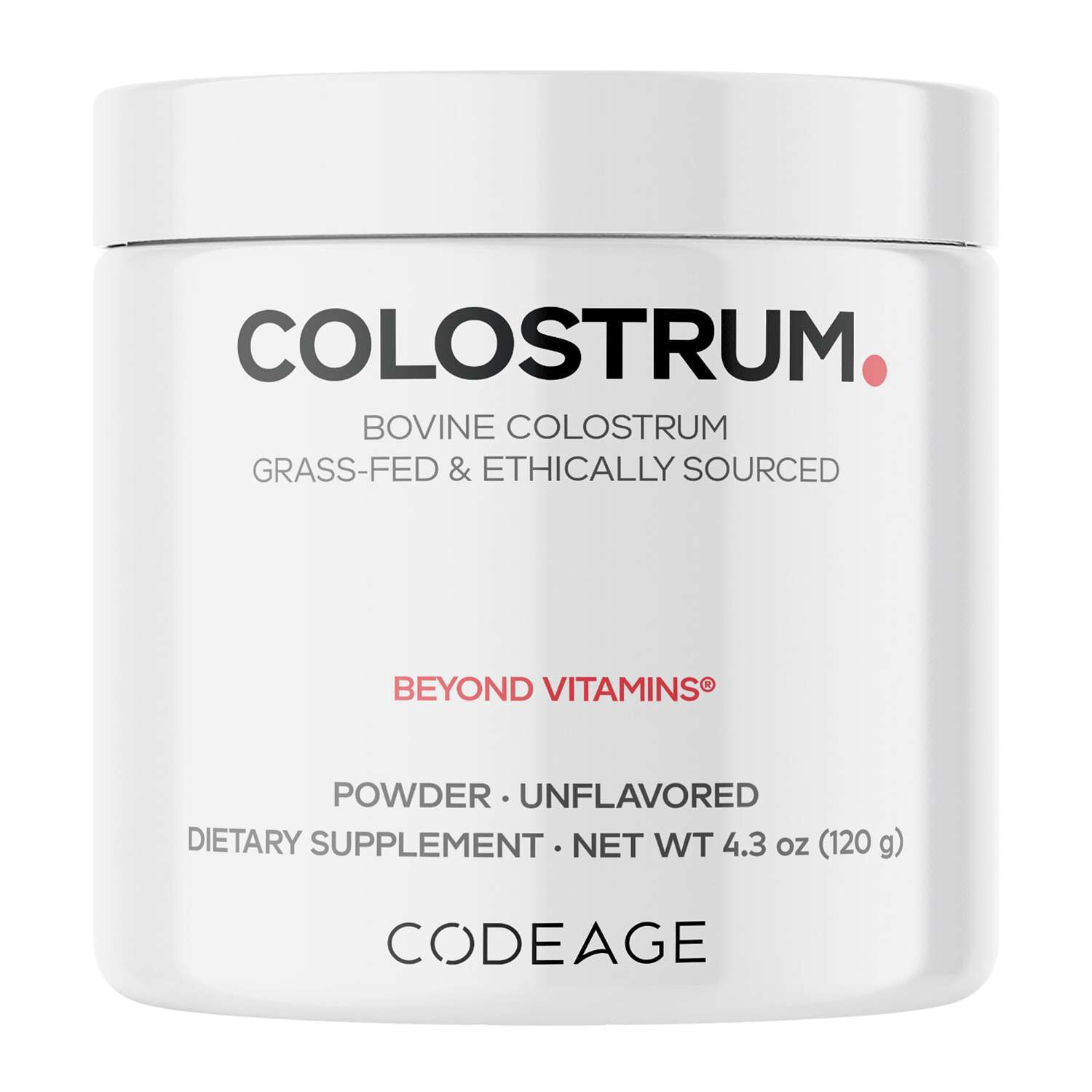 Bovine Colostrum Powder - Unflavored - 4.3 oz. (120 Servings)  | GNC
