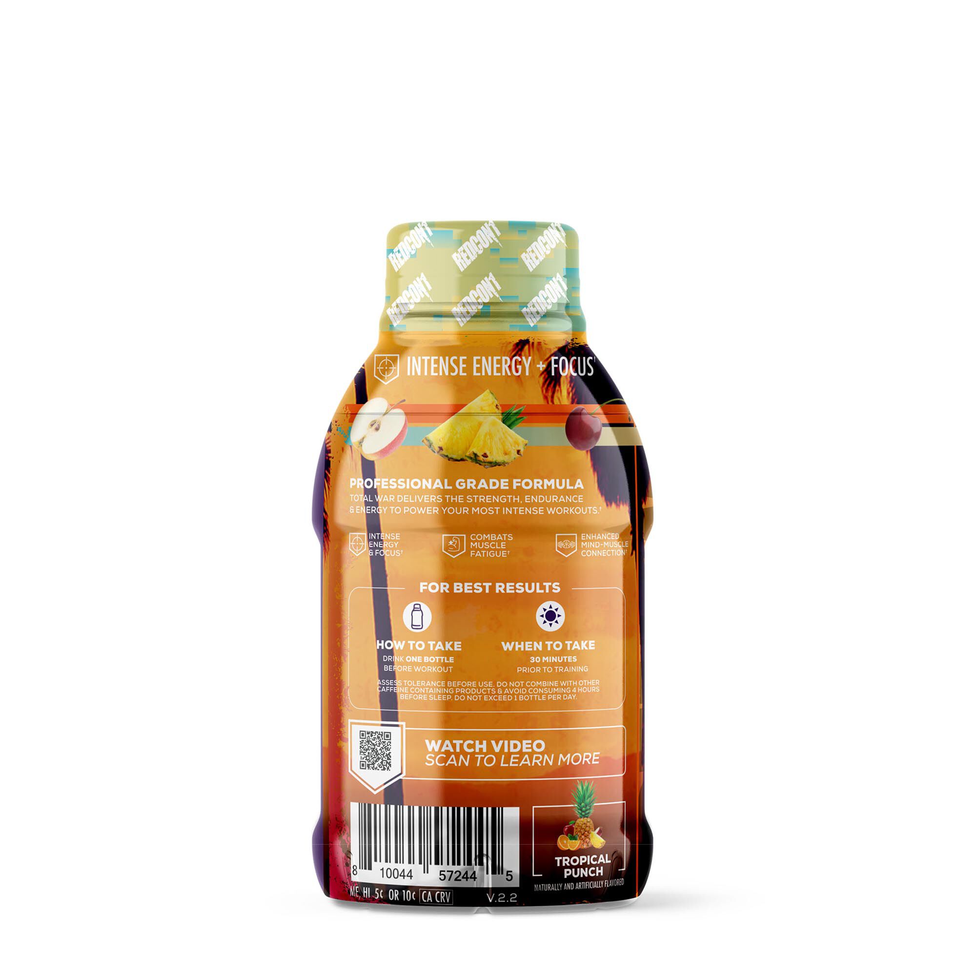 Total War Preworkout Drink - Cali Splash - 12oz. (12 Bottles) Cali Splash | GNC