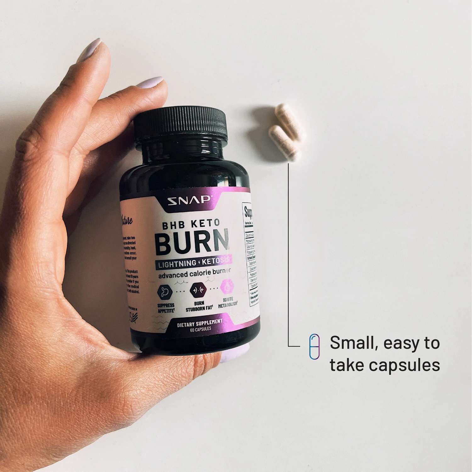 SNAP® Supplements BHB Keto Burn Advanced Calorie Burner Dietary