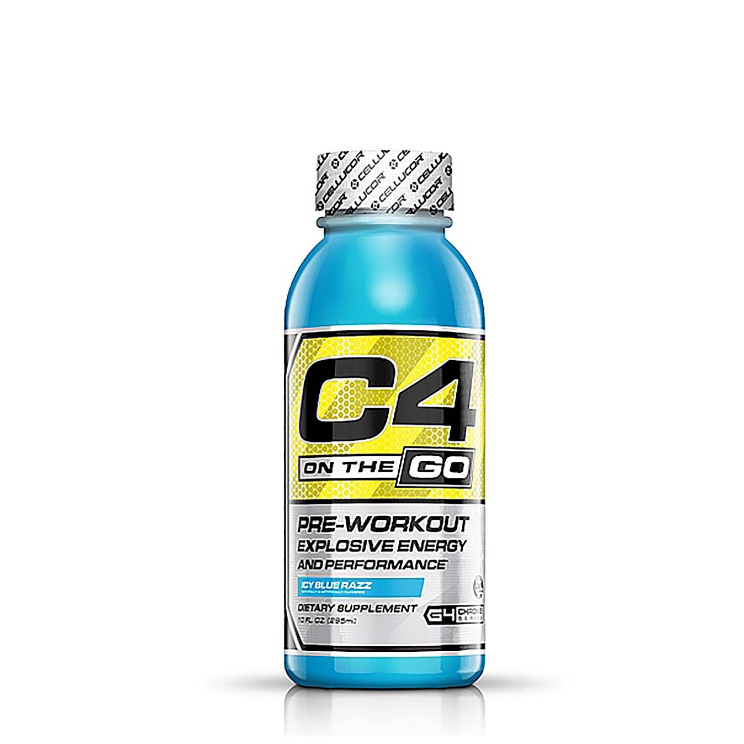 Cellucor C4 On The Go Preworkout Explosive Energy Icy Blue Razz Gnc