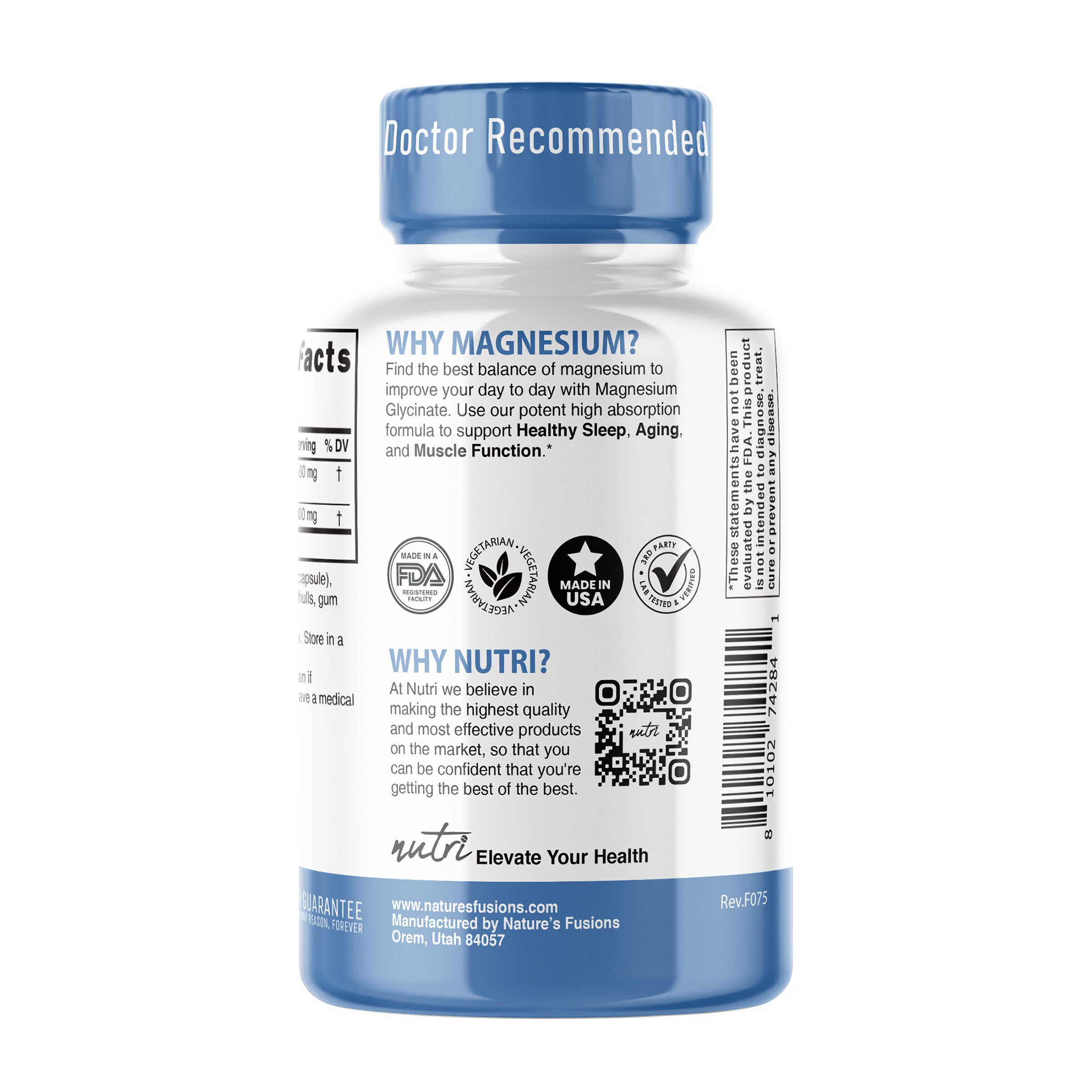 High Absorption Magnesium Glycinate (30 Servings)  | GNC