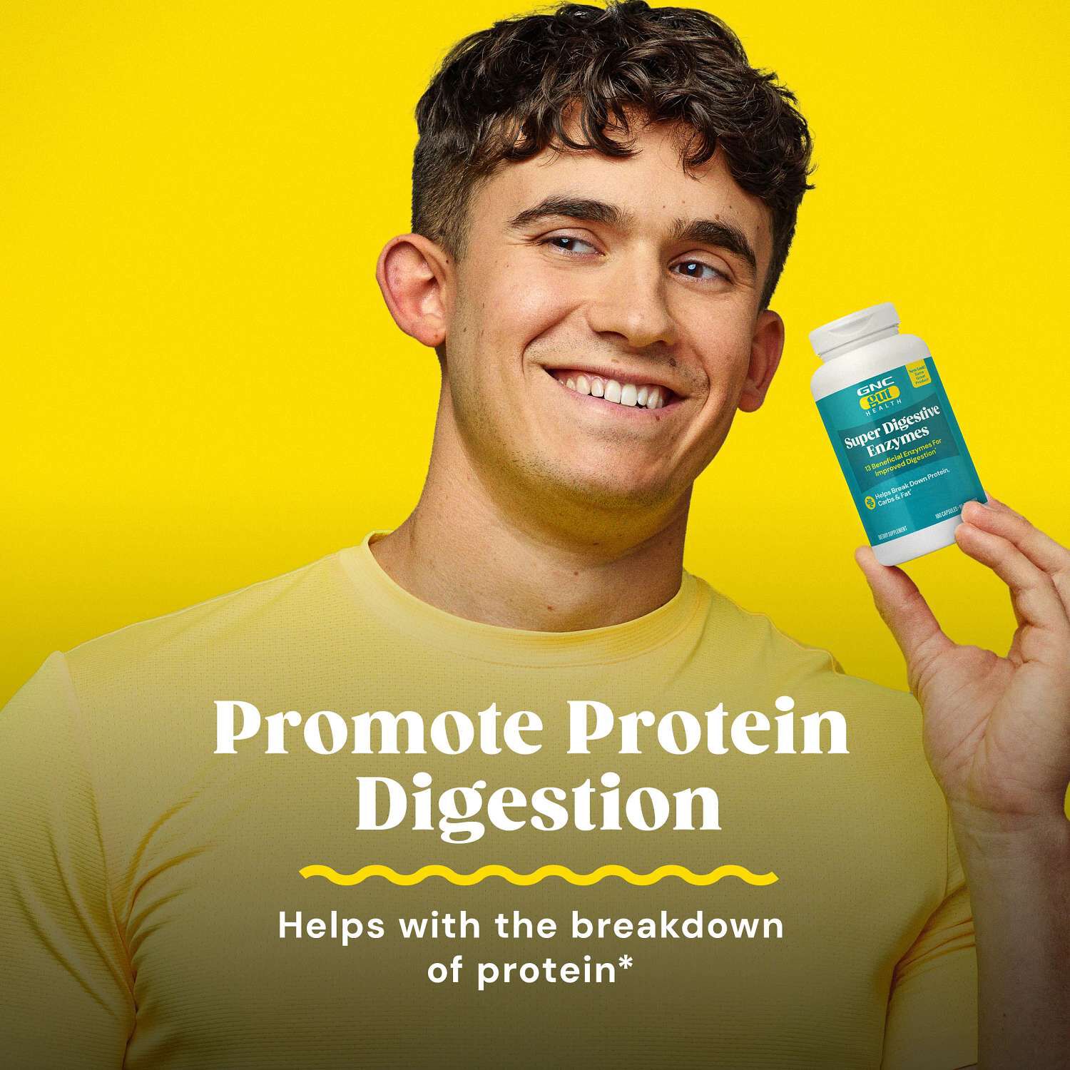 Super Digestive Enzymes - 180 Capsules (90 Servings)  | GNC
