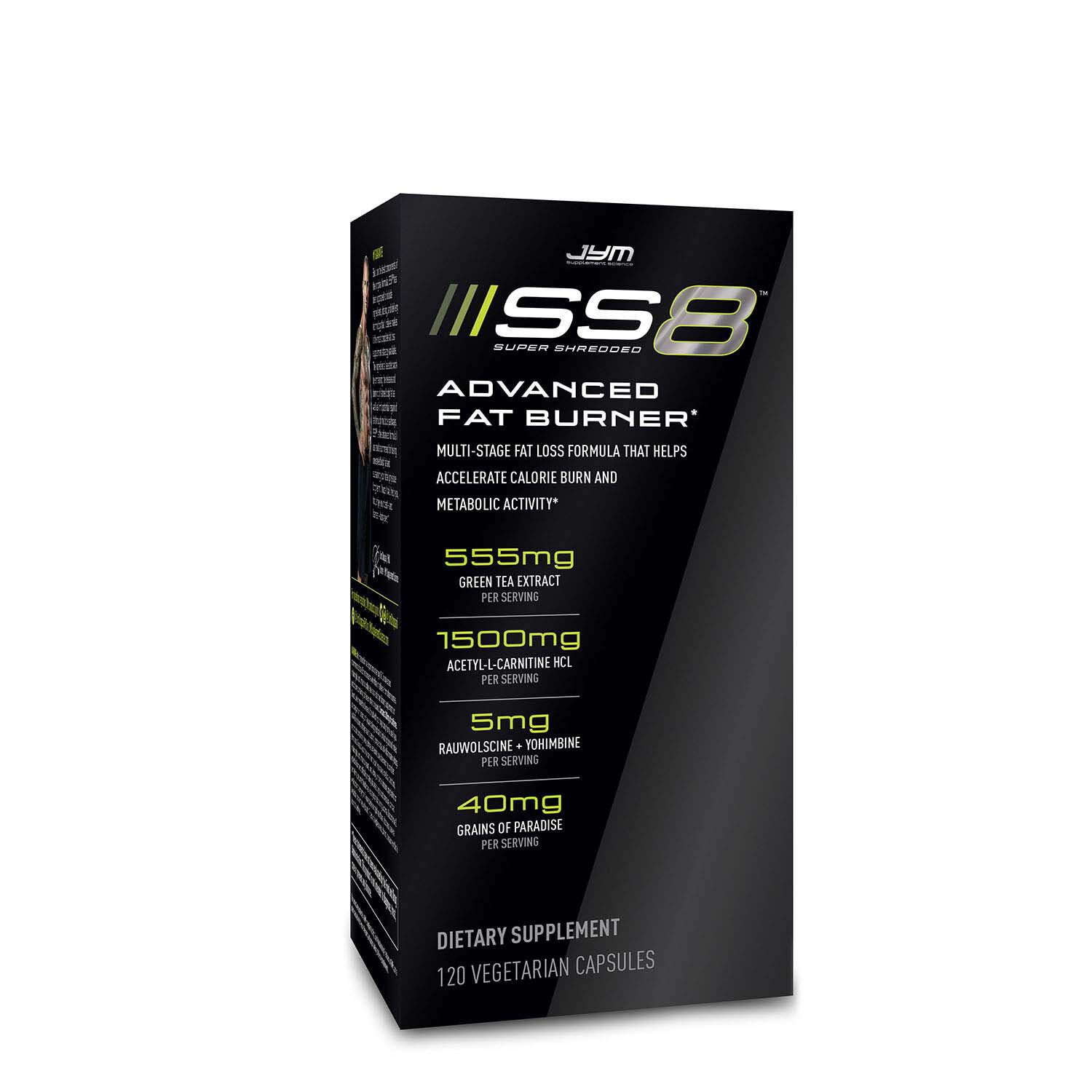 SS8&trade; Super Shredded 8 Advanced Fat Burner* - 120 Capsules &#40;30 Servings&#41;  | GNC