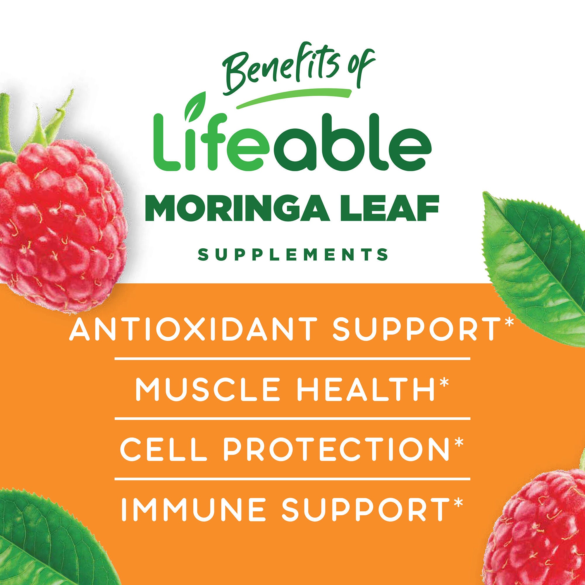 Moringa Leaf Extract 4000mg - 60 Gummies (30 Servings)