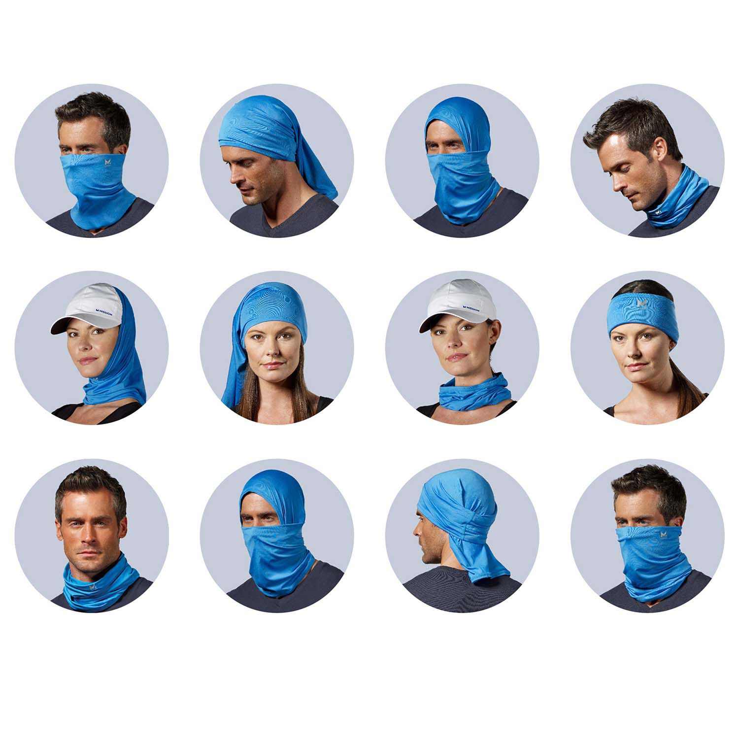 Cooling Neck Gaiter - Blue  | GNC