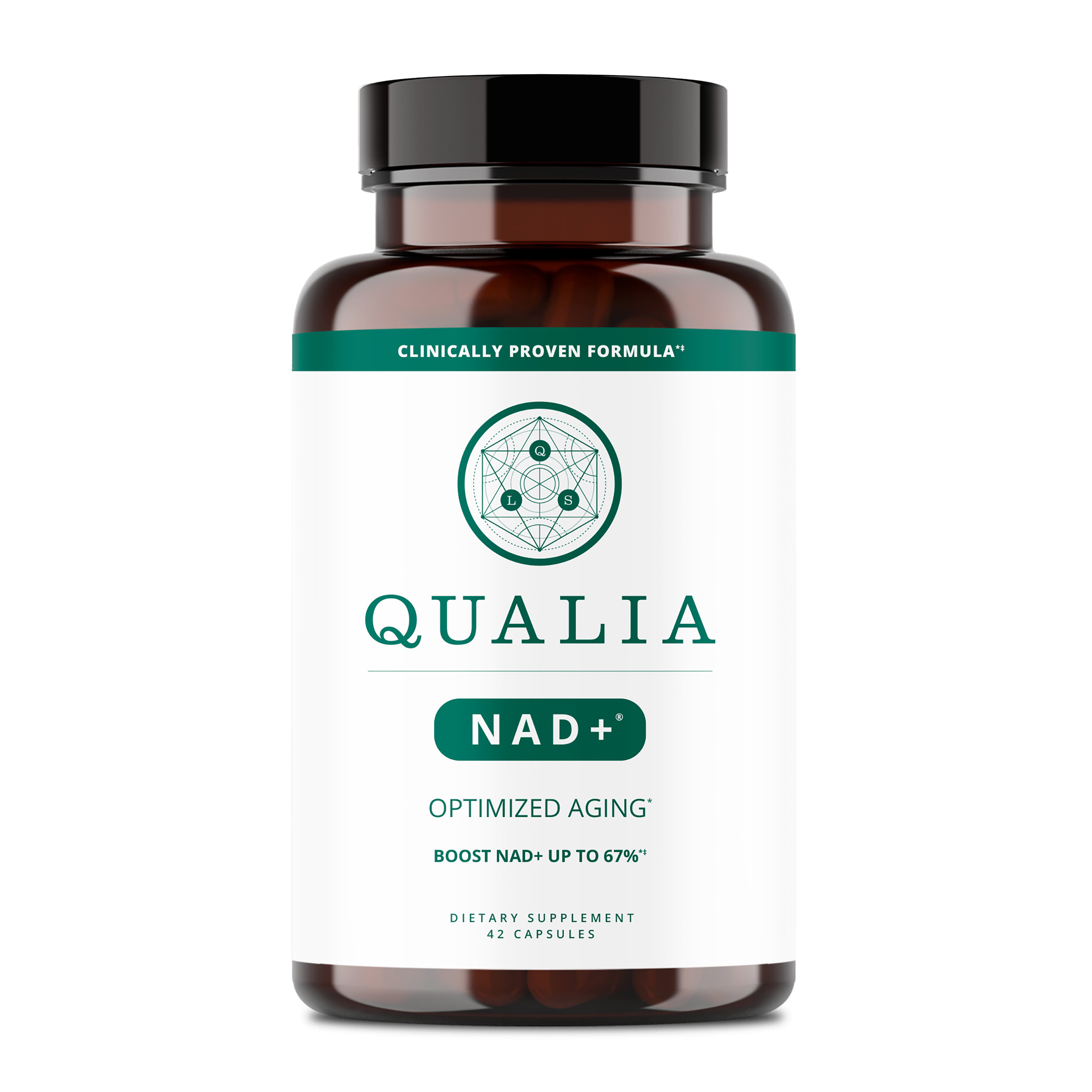 Qualia Life Sciences Qualia NAD+ 42 Capsules (21 Servings) GNC