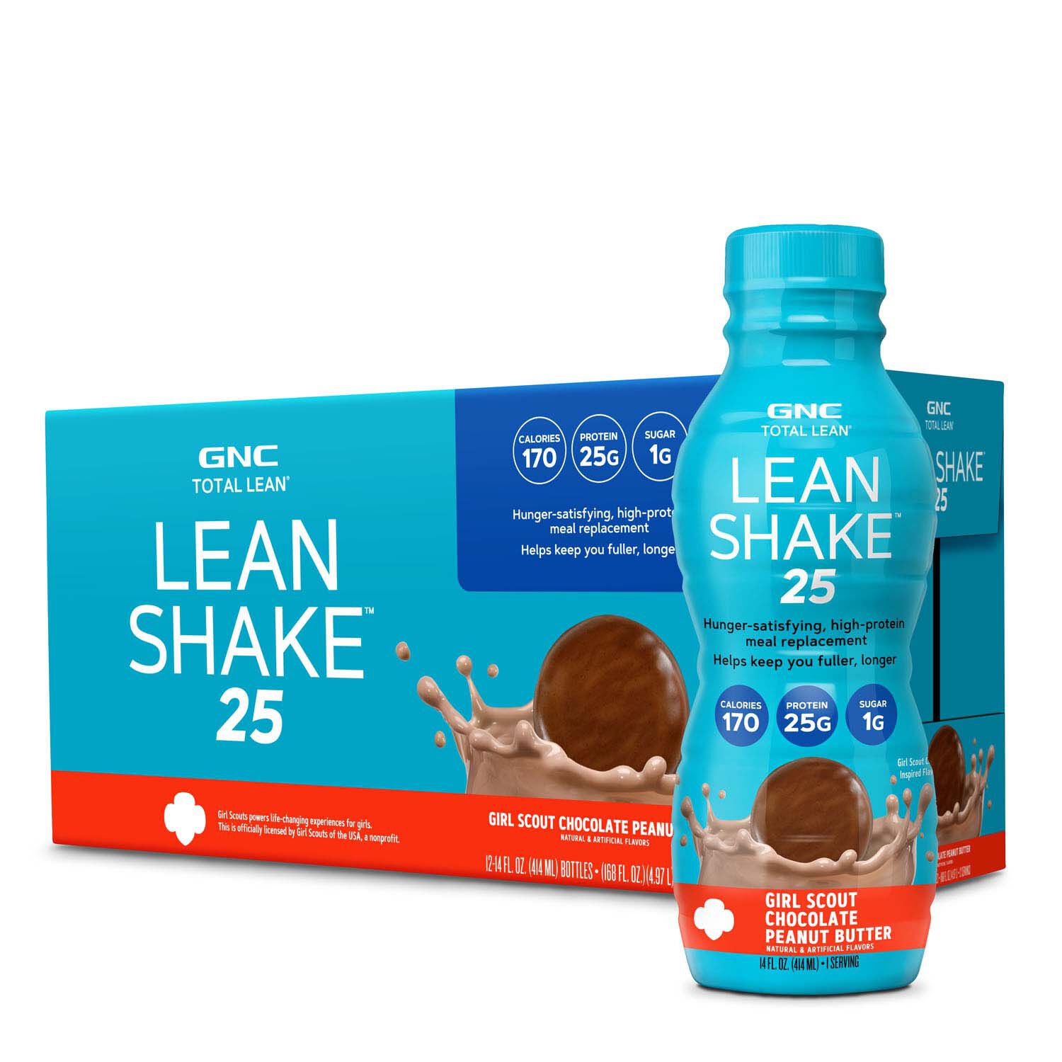 Lean Shake™ 25 - Girl Scout Chocolate Peanut Butter - 12 Bottles