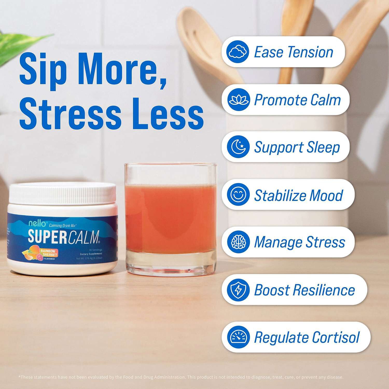 Supercalm&reg; - Rainbow Sherbet (30 Servings)
