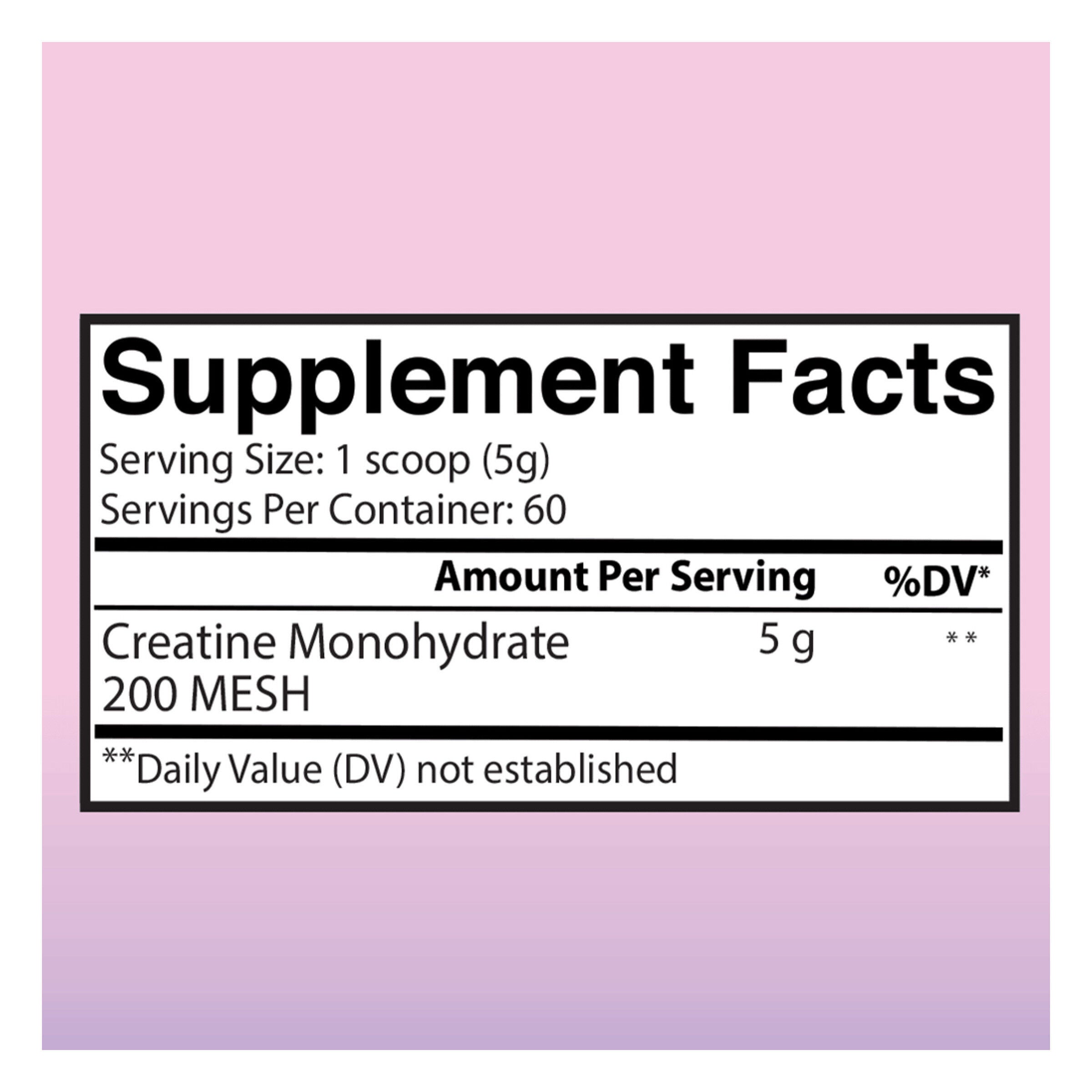Better Booty 100% Creatine Monohydrate - Unflavored - (60 Servings)  | GNC