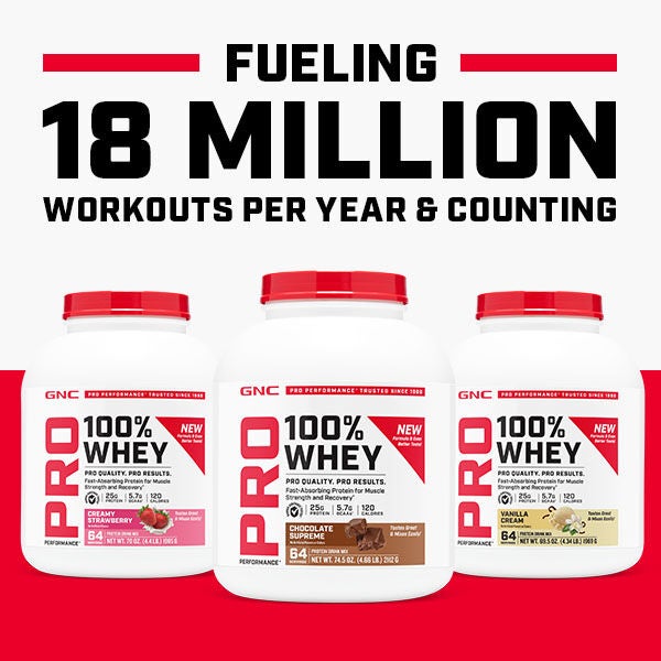 GNC Pro Performance® - 100% Whey 2.0 - Vanilla Cream (64 Servings