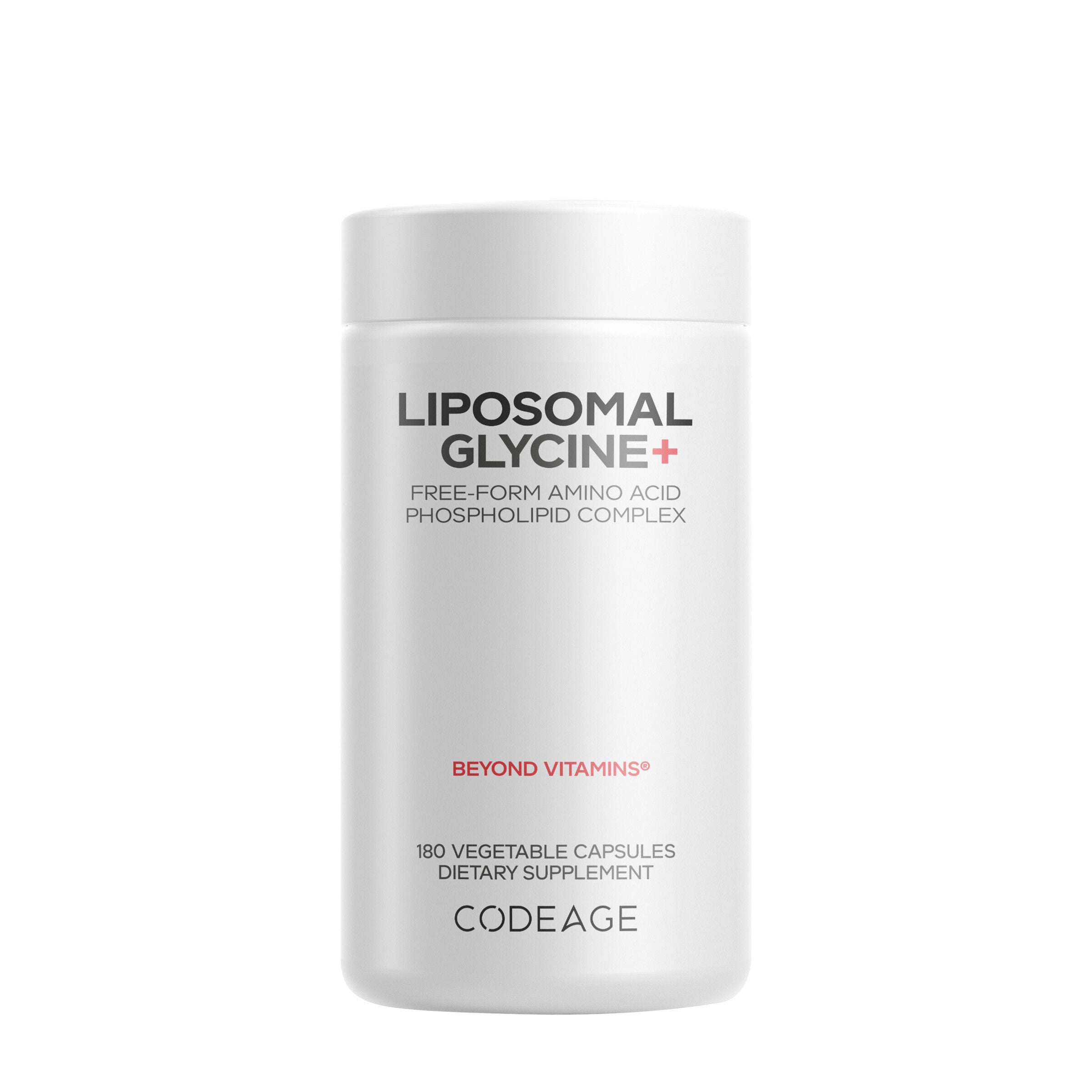 Liposomal Glycine+ - 180 Vegetable Capsules (60 Servings)