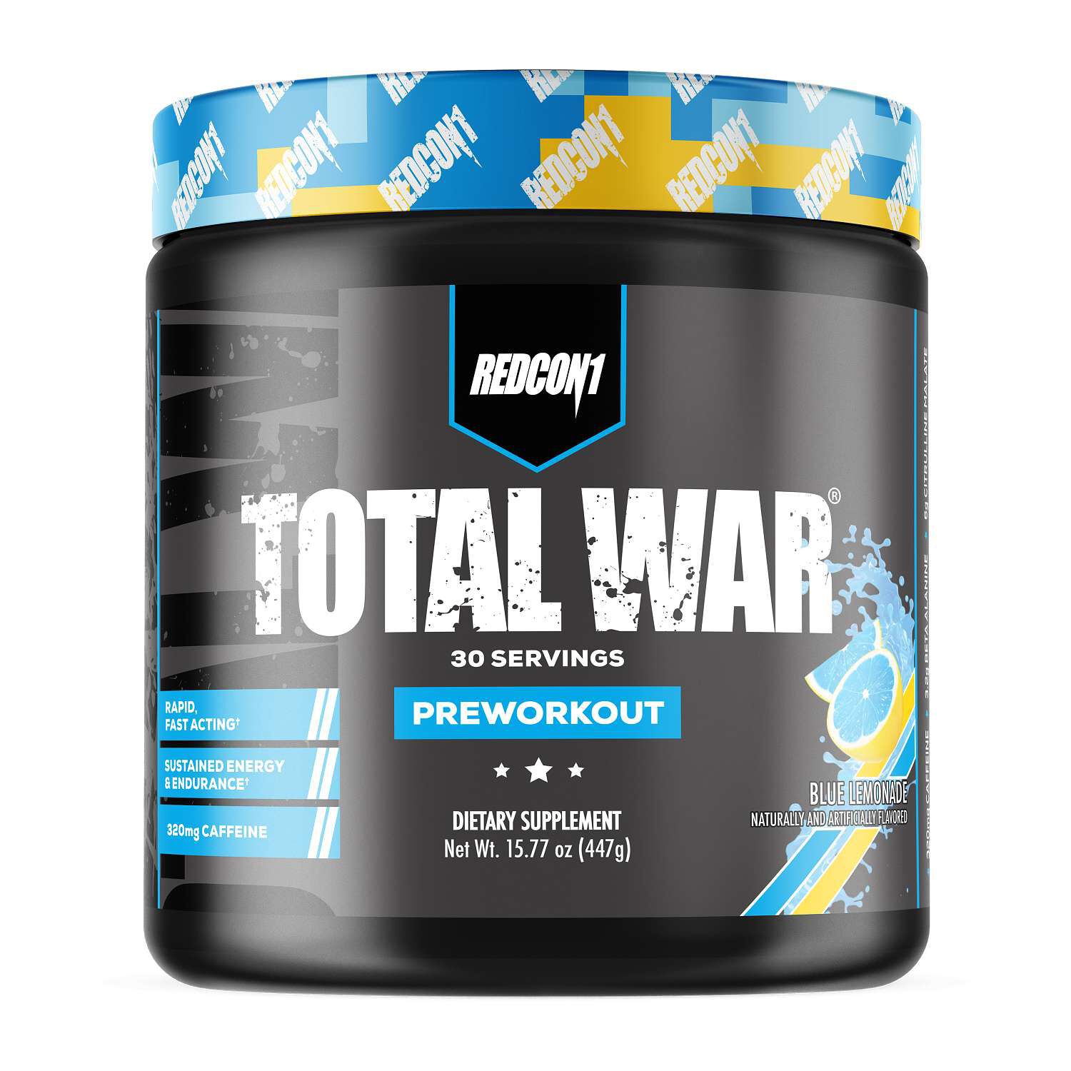 Total War&reg; Pre Workout - Blue Lemonade&nbsp;(30 Servings) Blue Lemonade | GNC