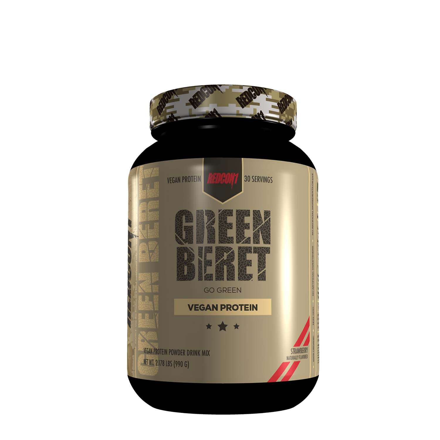 Redcon1 Green Beret Vegan Protein Strawberry Gnc