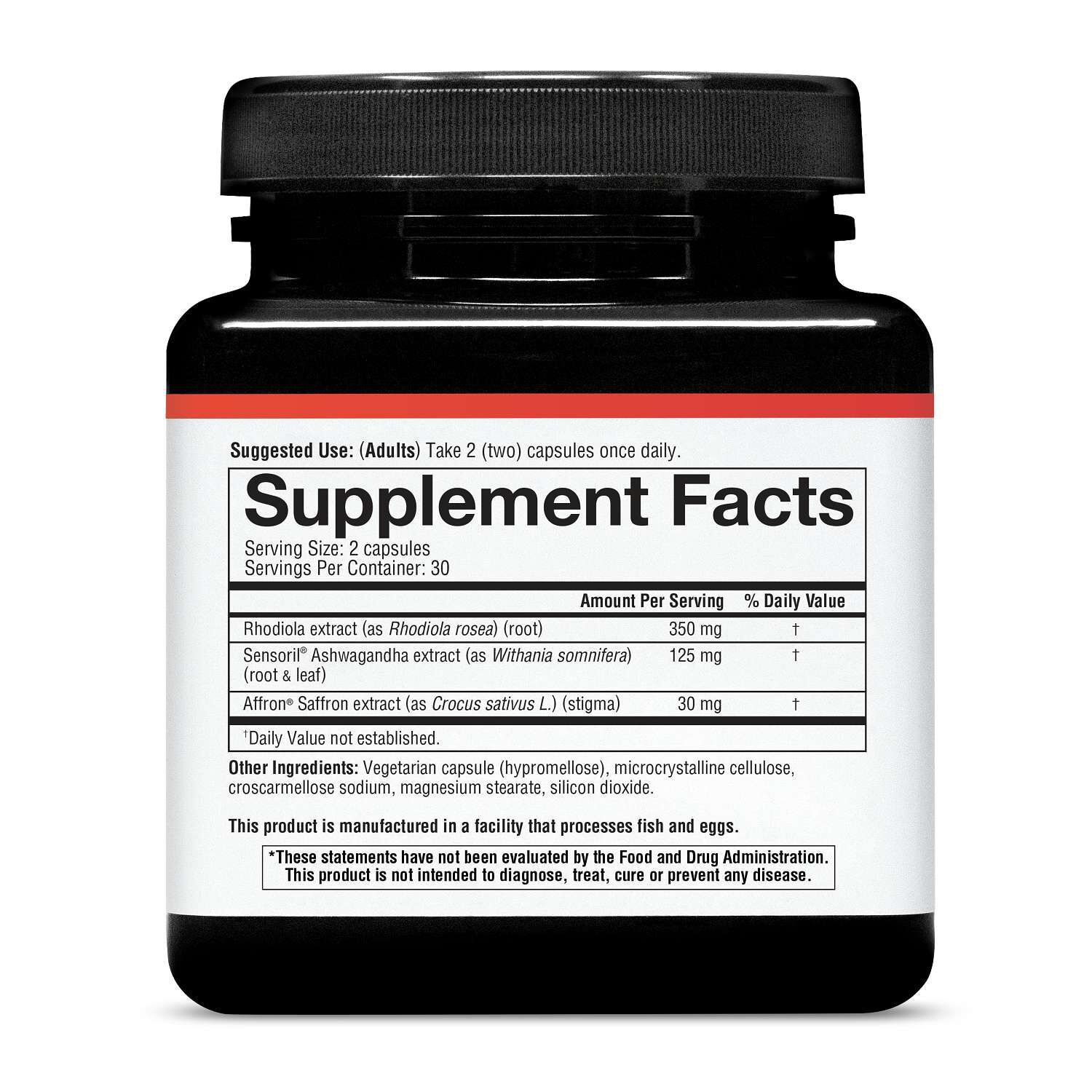 Saffron - 60 Vegetarian Capsules (30 Servings)